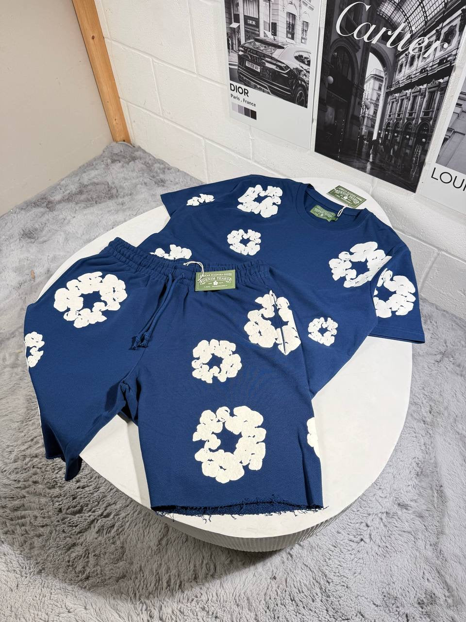 DENIM T SHORTSET
