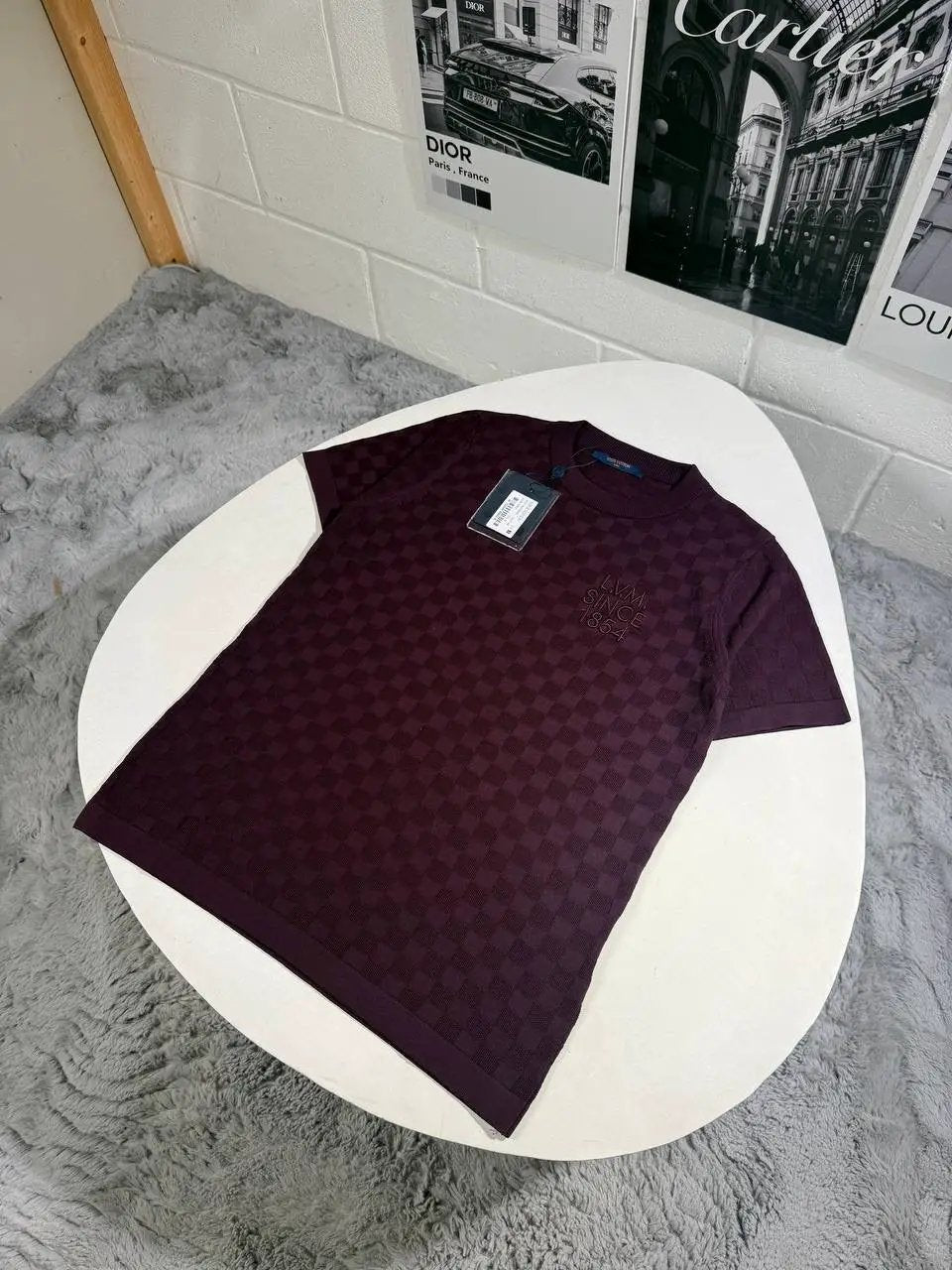 LVE DAMIER KNITTED TSHIRT by Stock supplier