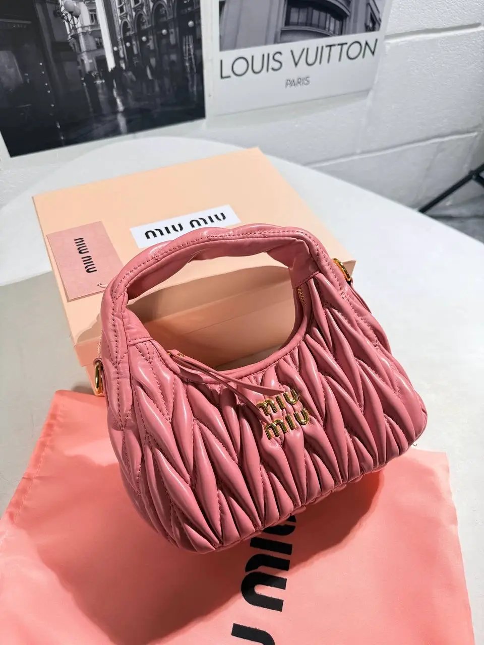 MIU MATELASSE NAPPA LEATHER BAG by Stock supplier