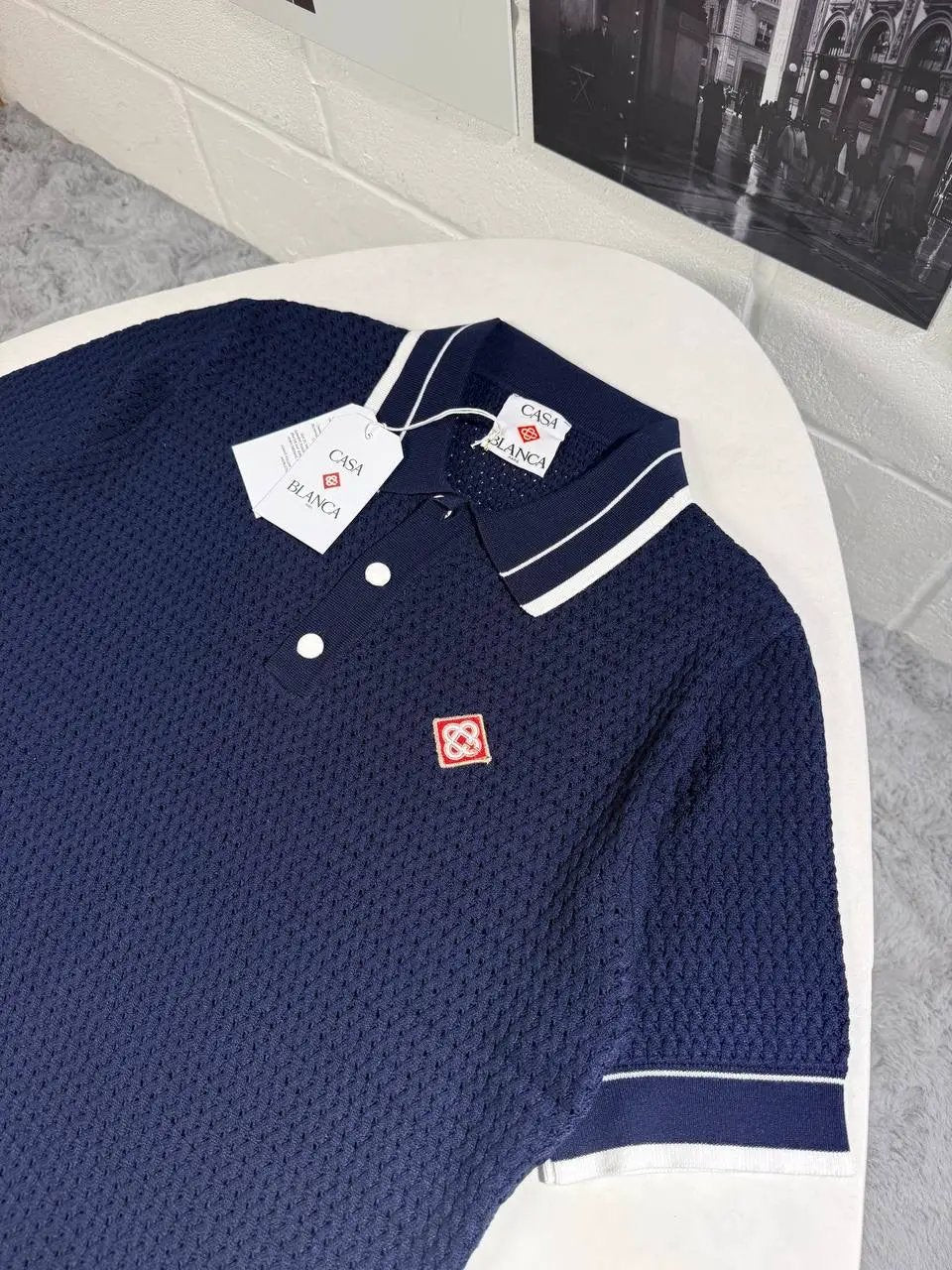 CASA KNITTED POLO by Stock supplier