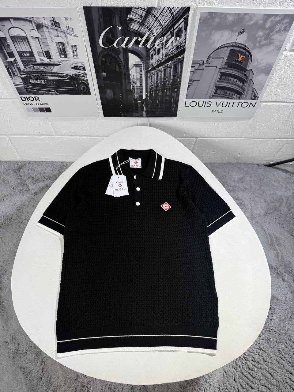CASA KNITTED POLO