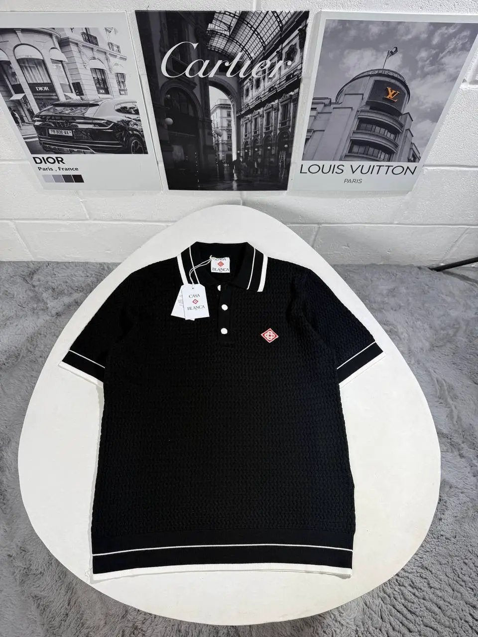 CASA KNITTED POLO by Stock supplier