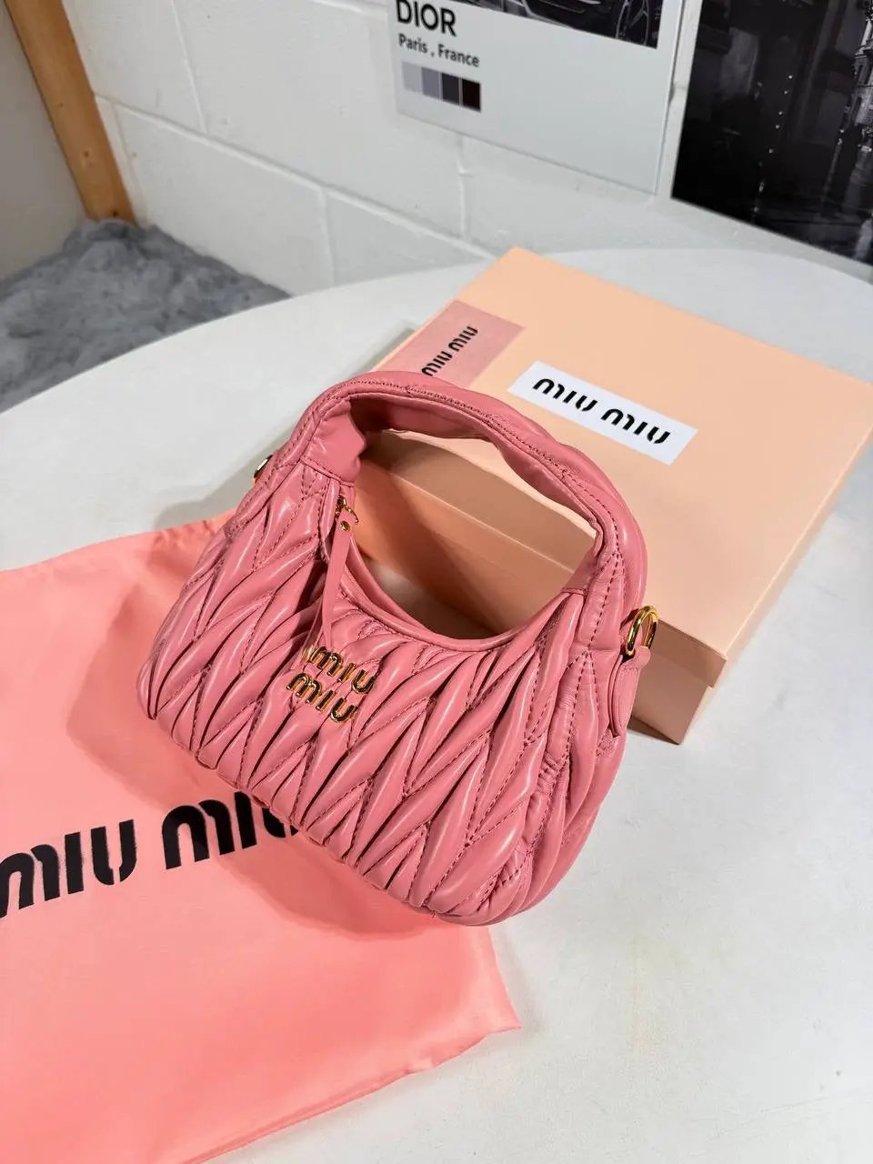 MIU MATELASSE NAPPA LEATHER BAG by Stock supplier
