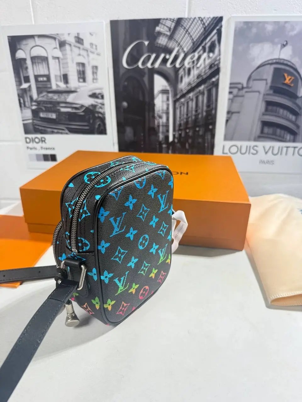 LVE MONOGRAM IRDESCENT BAG