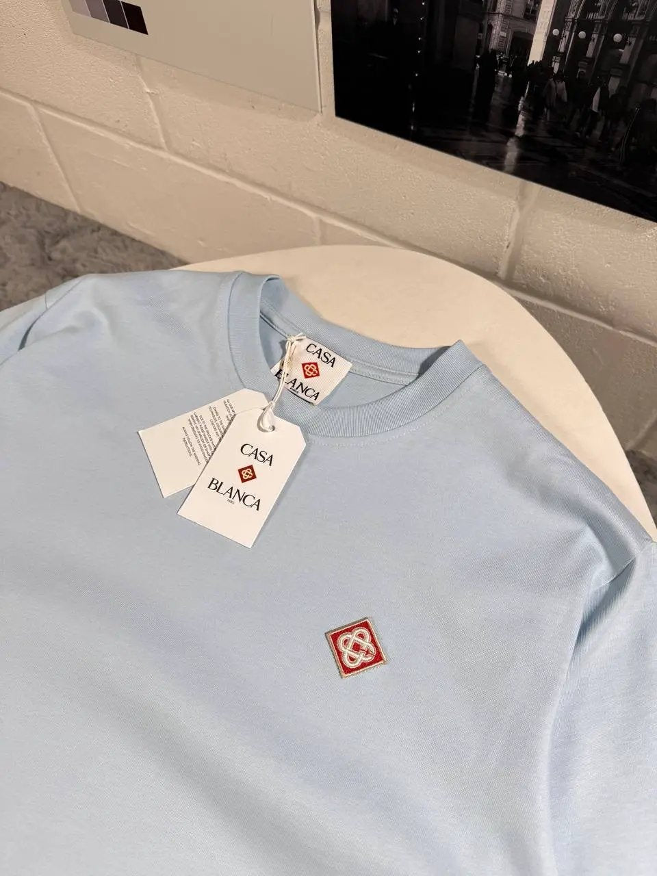 CASA T SHIRT BABY BLUE by Stock supplier