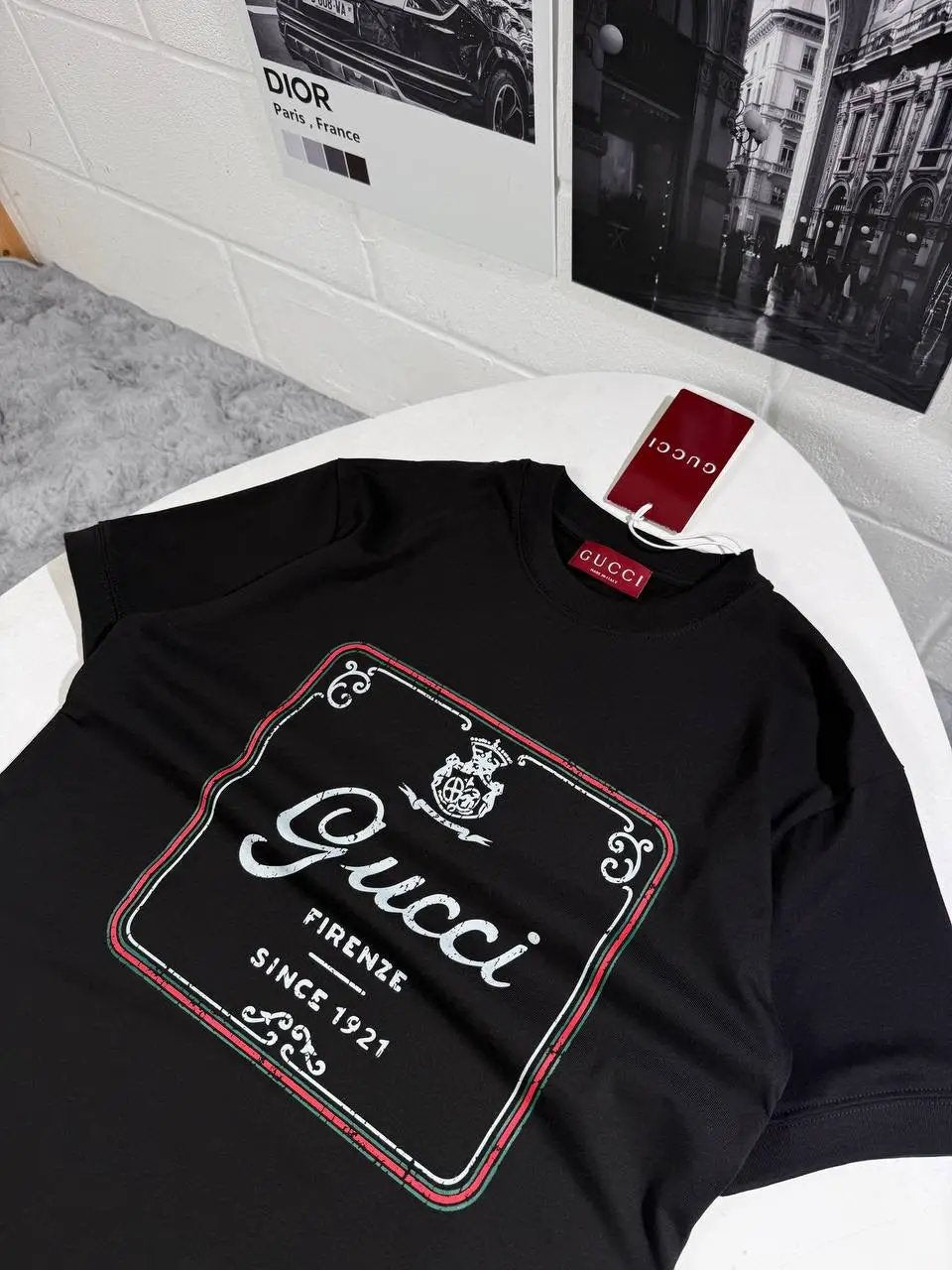 UCCI FIRENZE T SHIRT BLACK by Stock supplier
