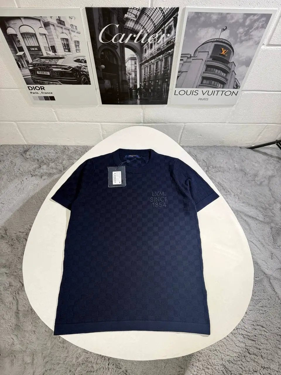 LVE DAMIER KNITTED TSHIRT by Stock supplier
