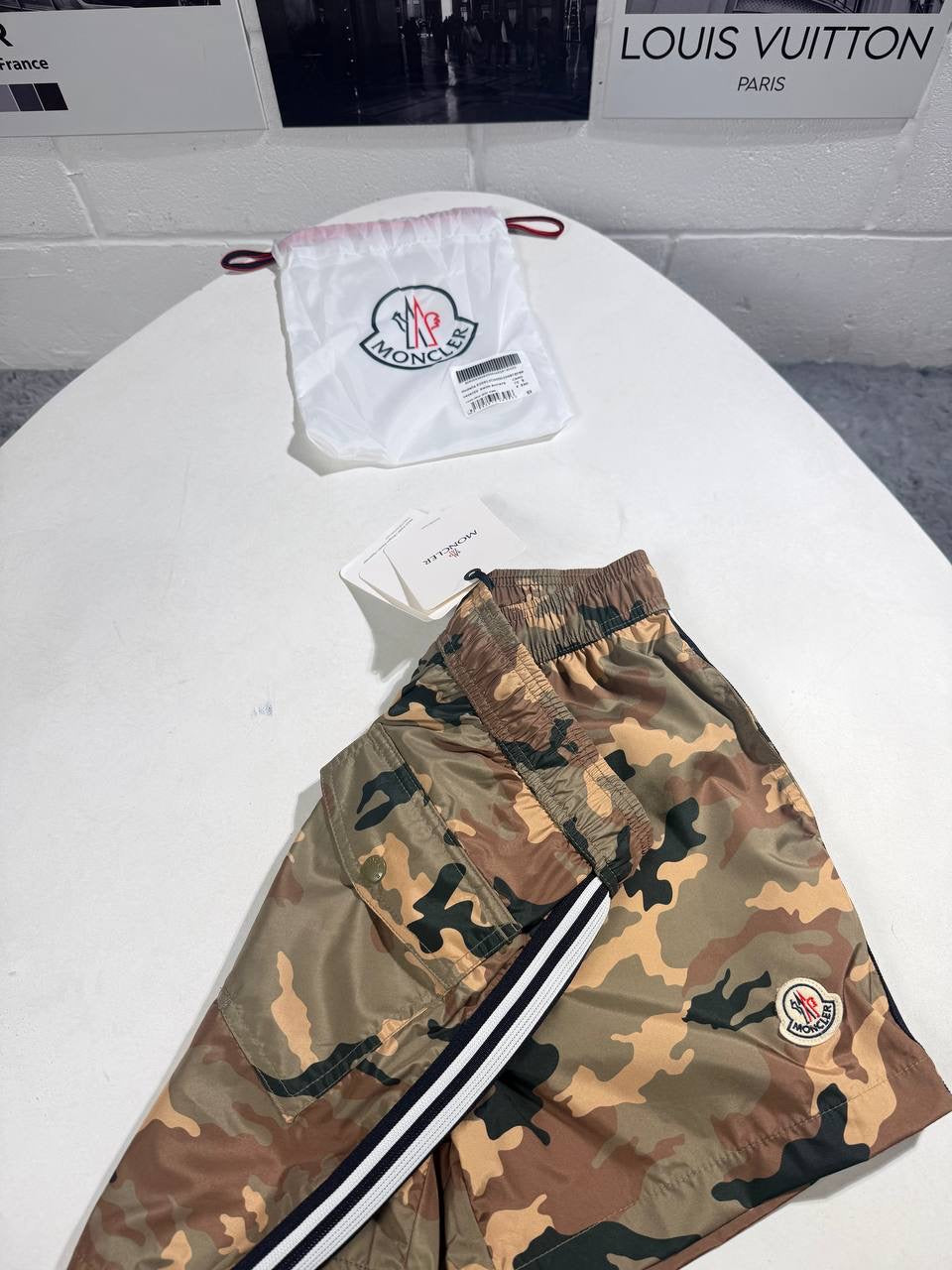 MNCLR GREEN PRINTED SHORTS