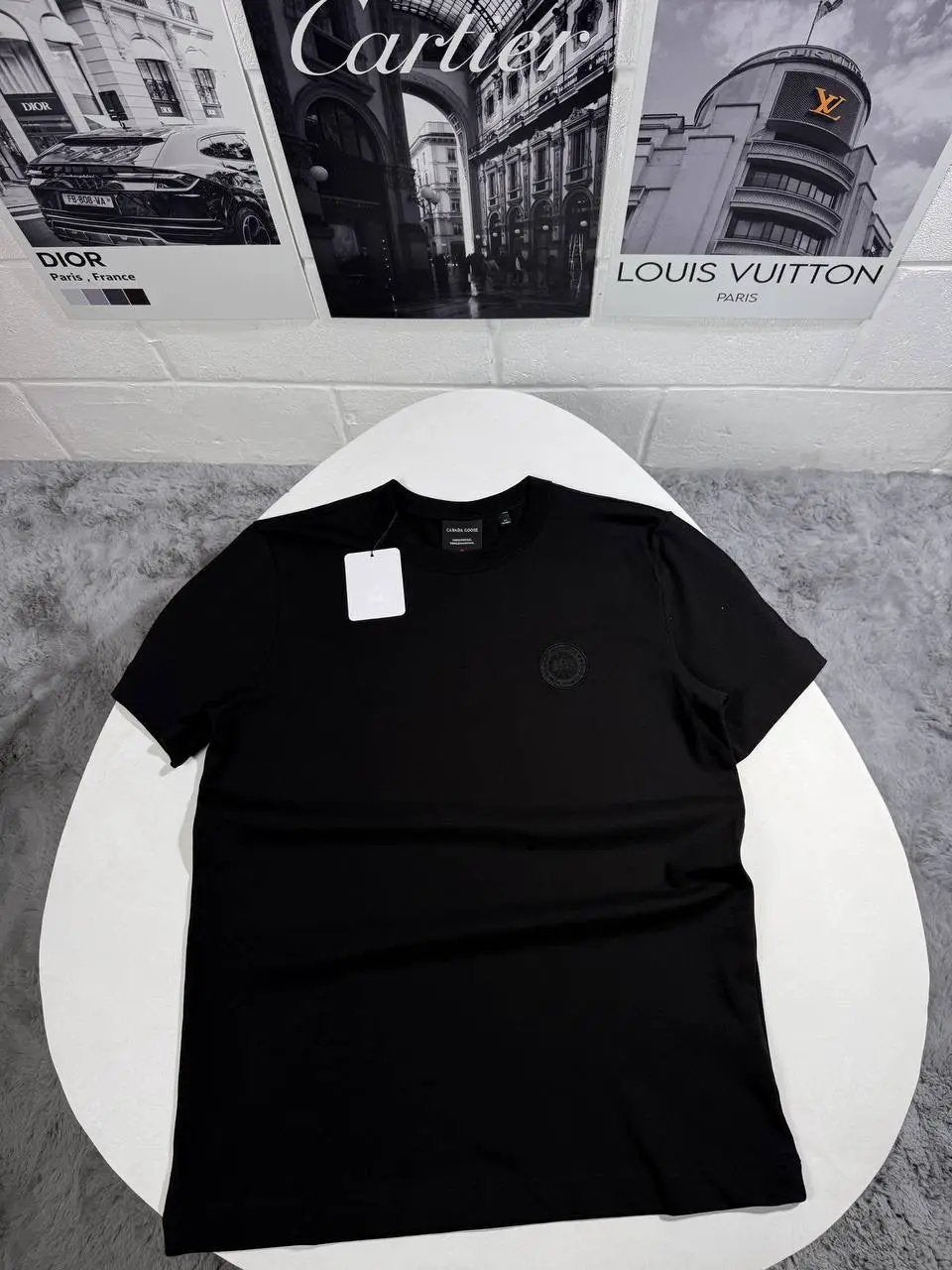CG LOGO TEE BLACK by Stock supplier