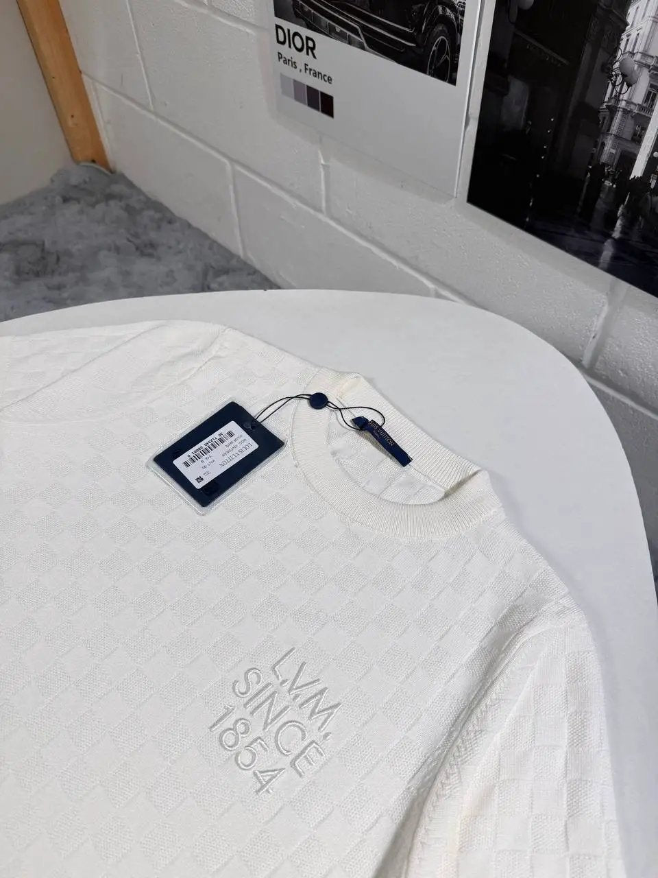LVE DAMIER KNITTED TSHIRT by Stock supplier