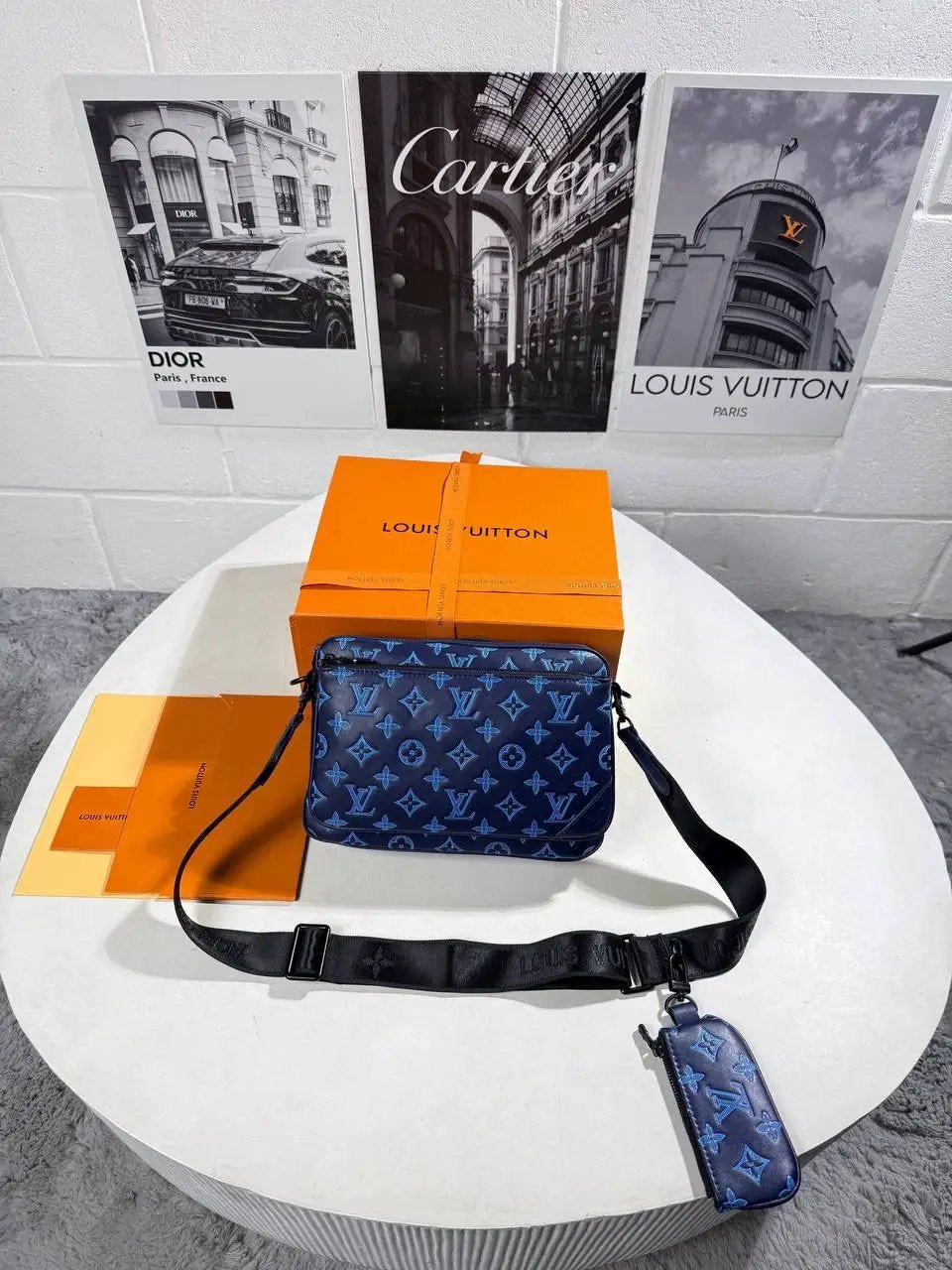 LVE BLUE TRIO BAG