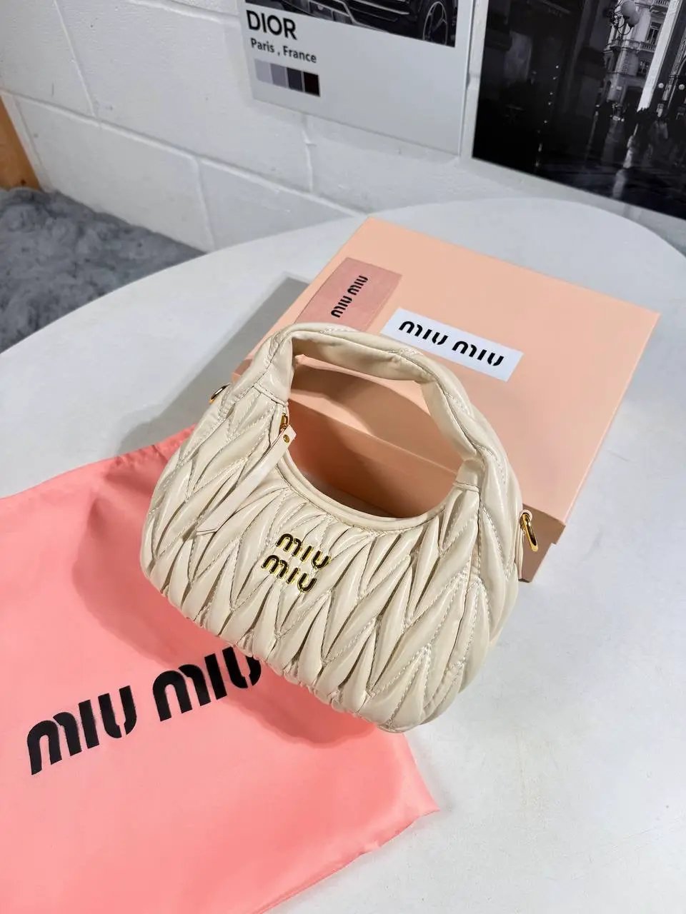 MIU MATELASSE NAPPA LEATHER BAG by Stock supplier