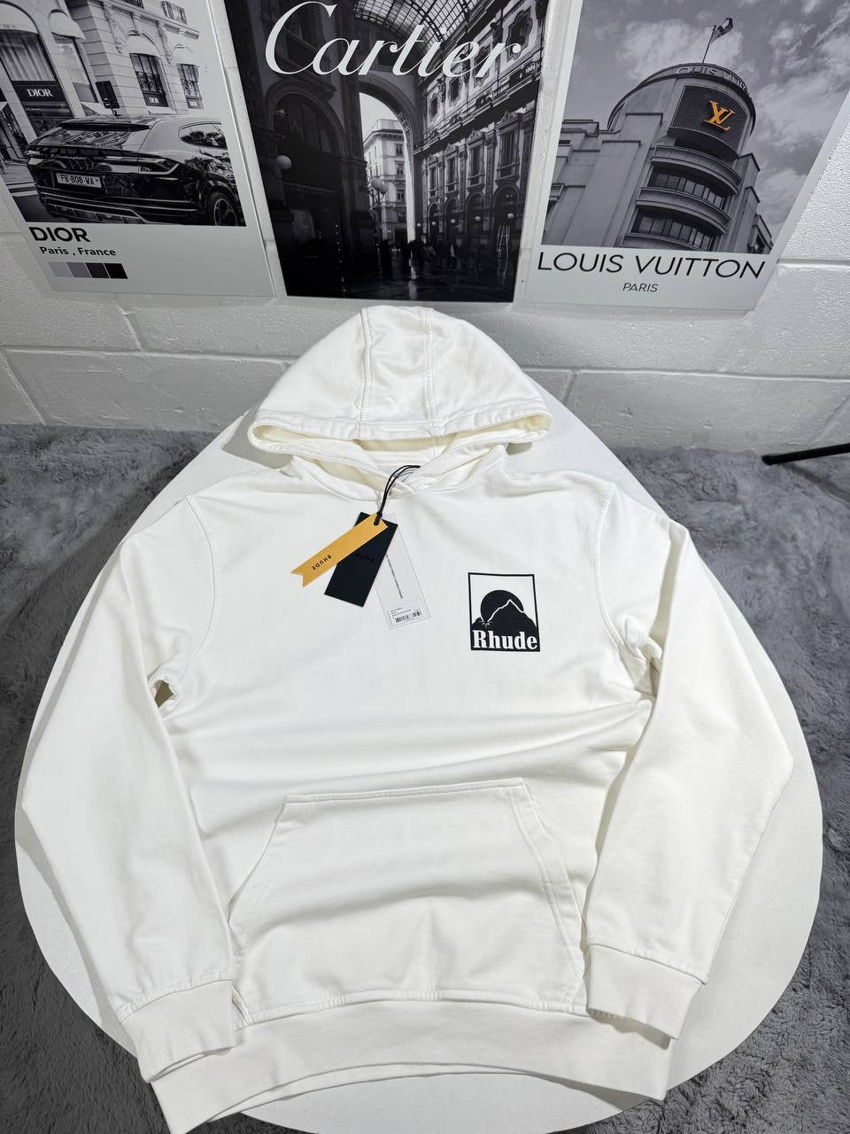 RHD HOODIE WHITE by Stock supplier