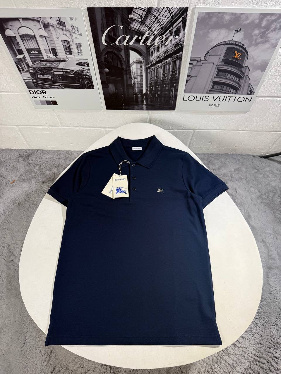 BURB METAL LOGO POLO