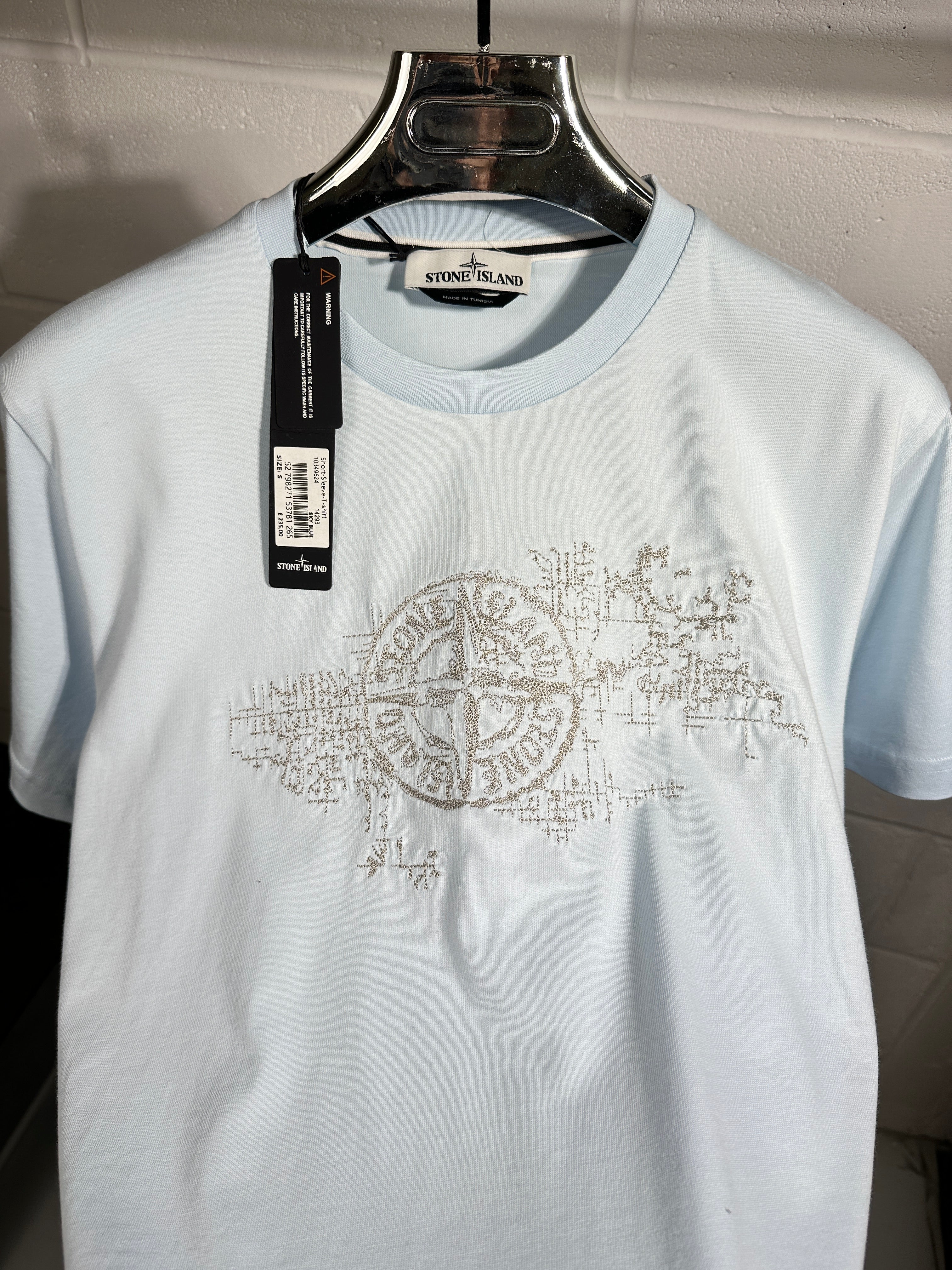 T-shirt SI bleu bébé