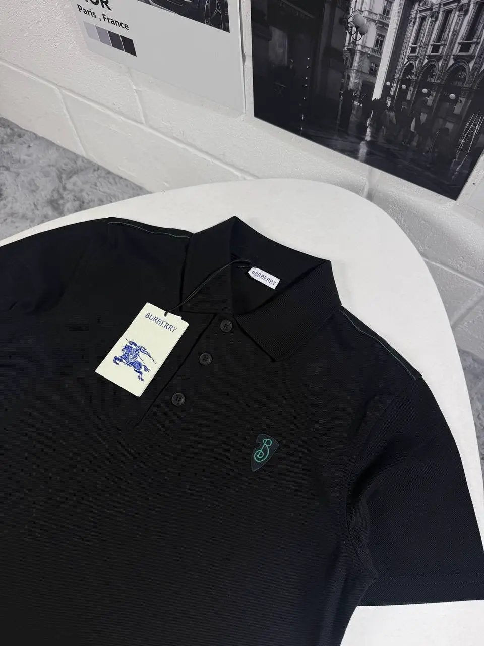 BURB LOGO POLO by Stock supplier