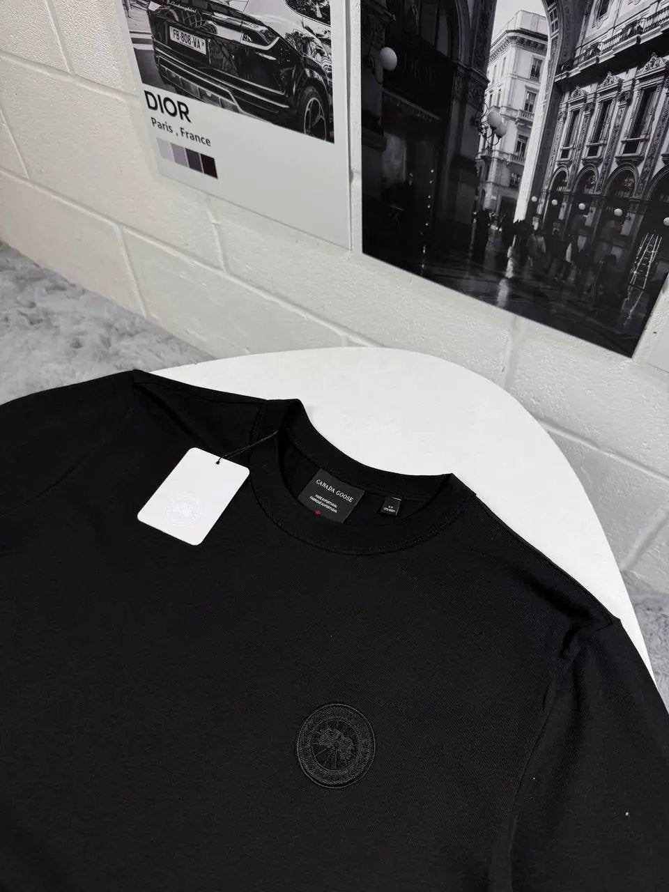 CG LOGO TEE BLACK by Stock supplier