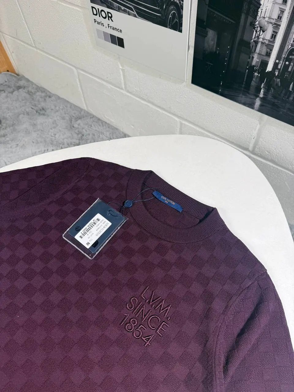 LVE DAMIER KNITTED TSHIRT by Stock supplier
