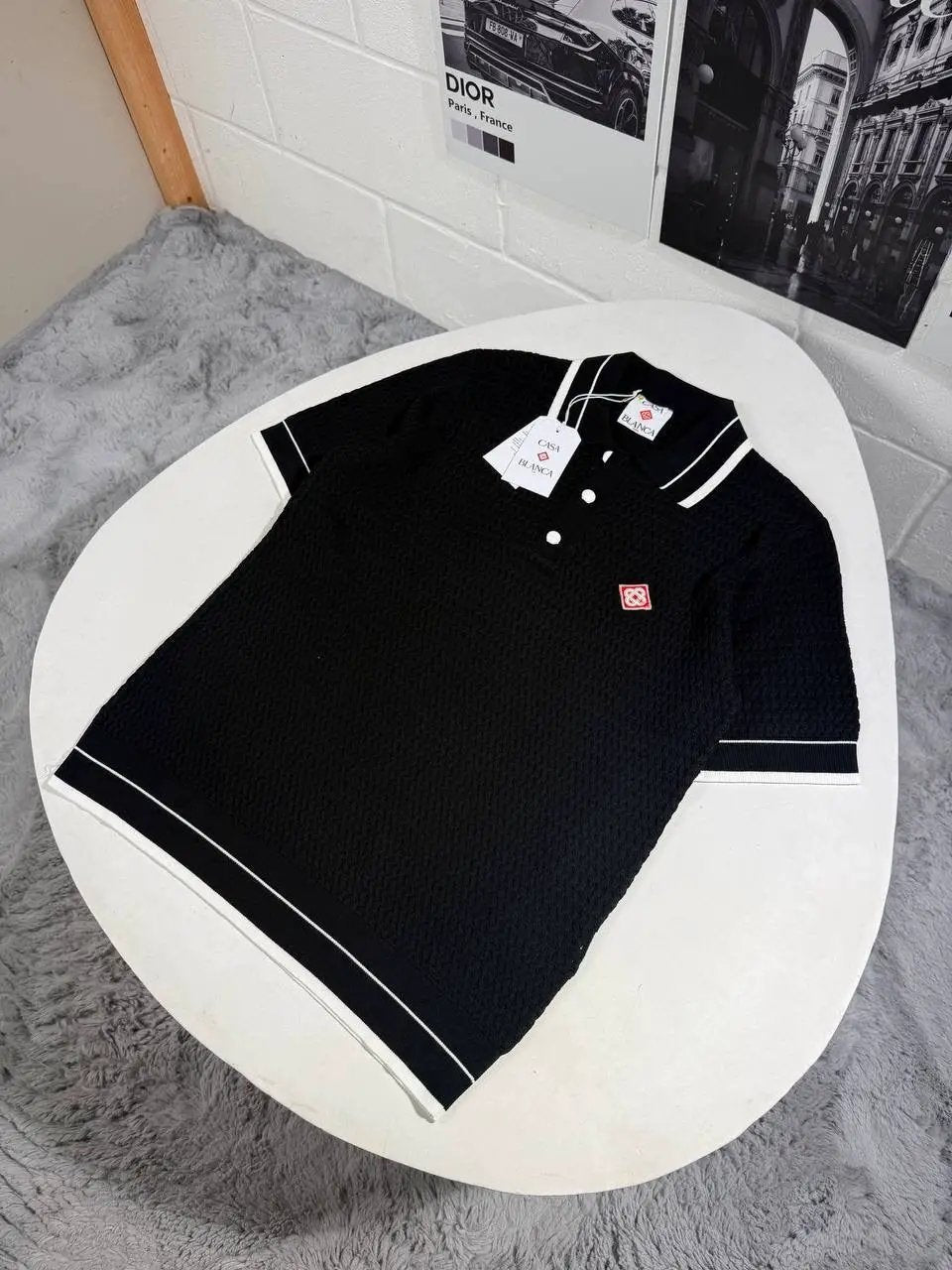 CASA KNITTED POLO by Stock supplier