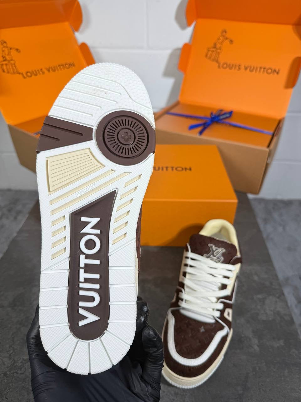 LV MARRON ET BLANC