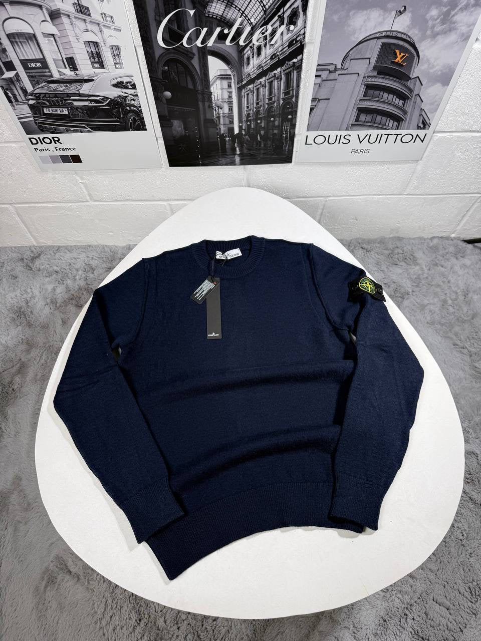 SI KNITTED JUMPER NAVY