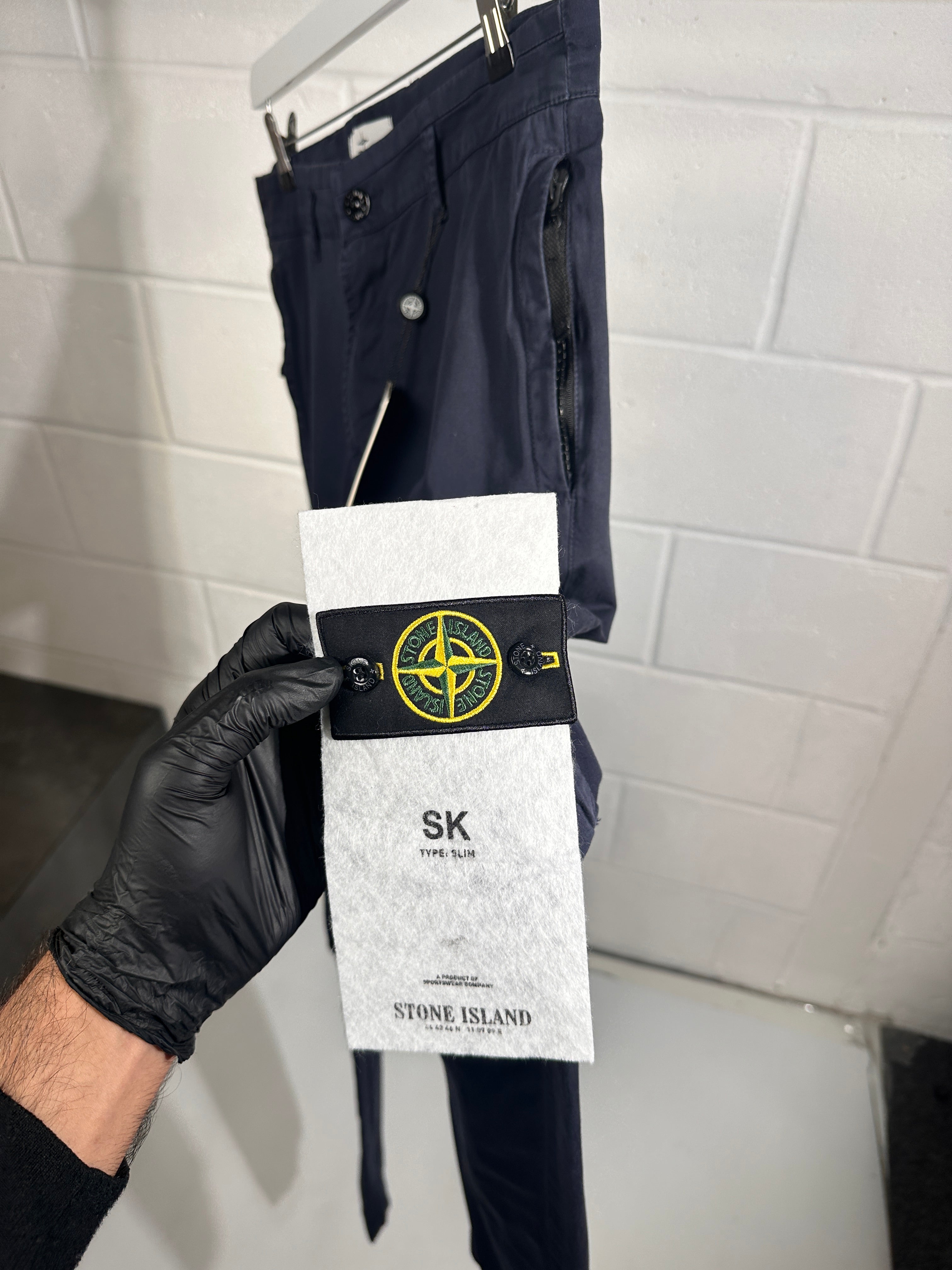 Pantalon cargo SI bleu marine