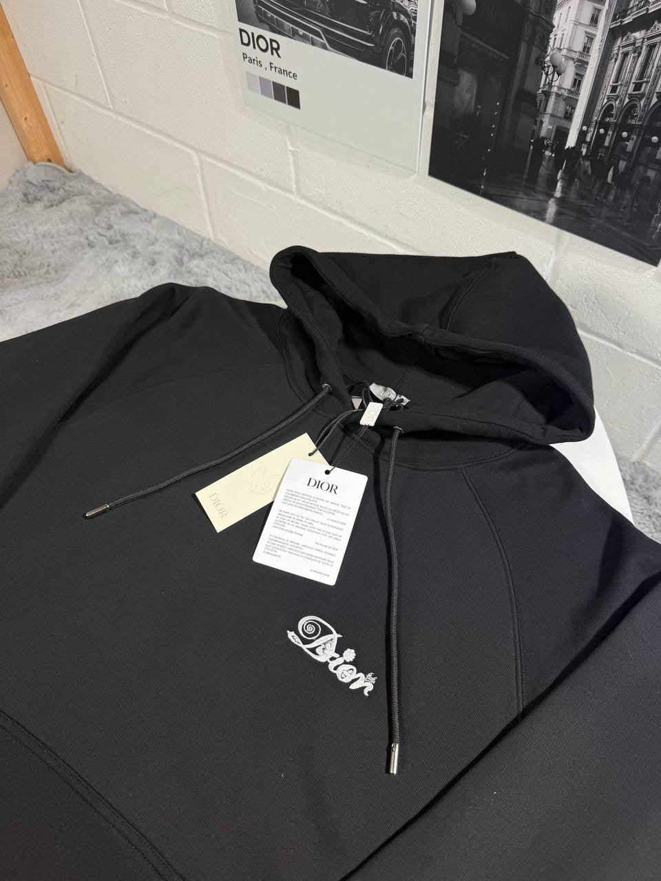 IOR CARD HOODIE BLACK