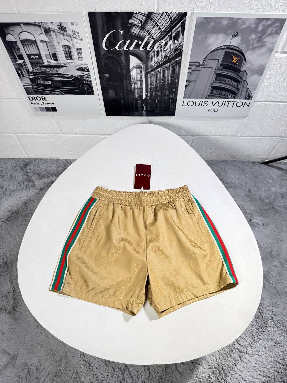 UCCI STRIPPED SHORTS