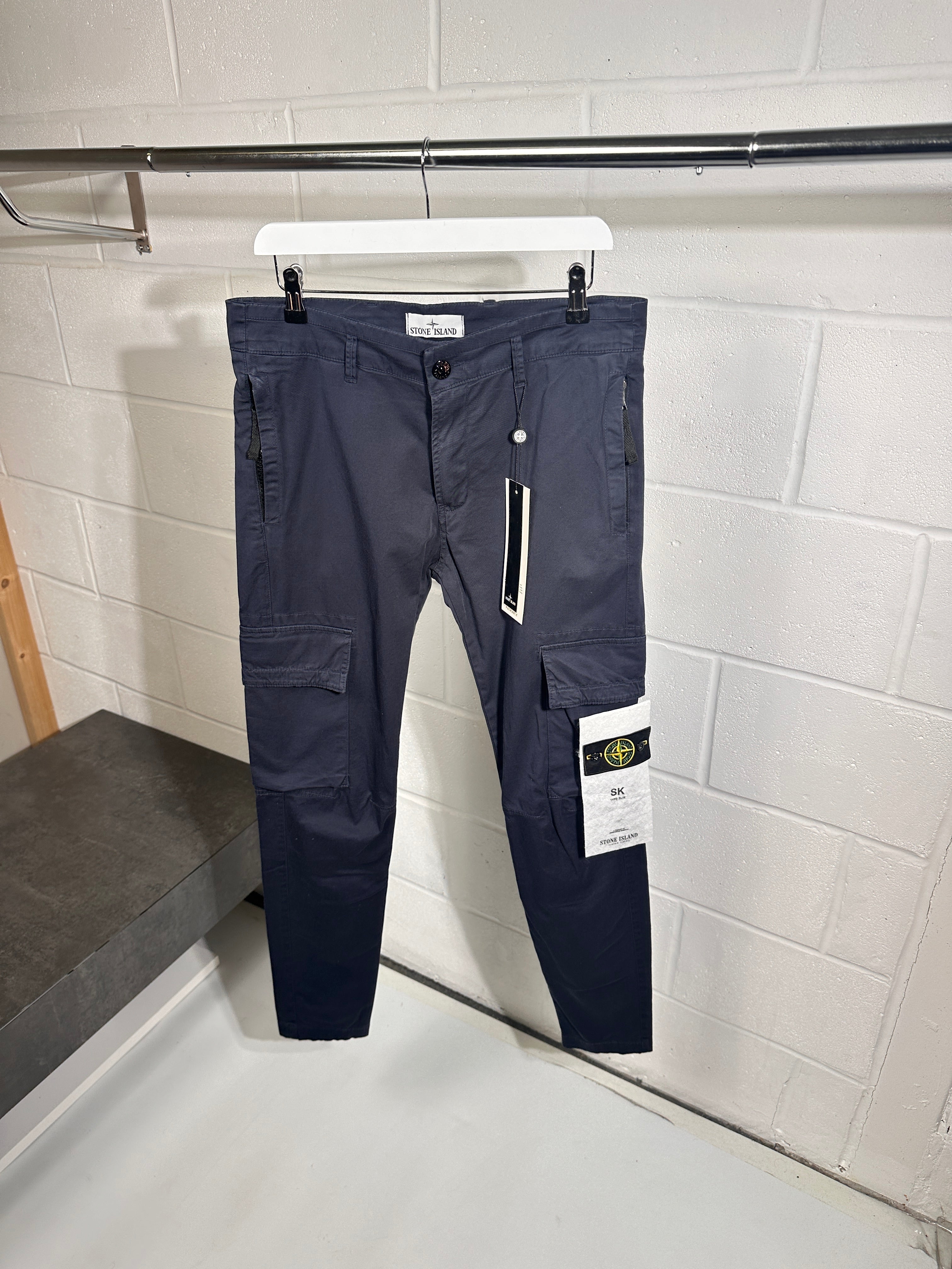 Pantalon cargo SI bleu marine