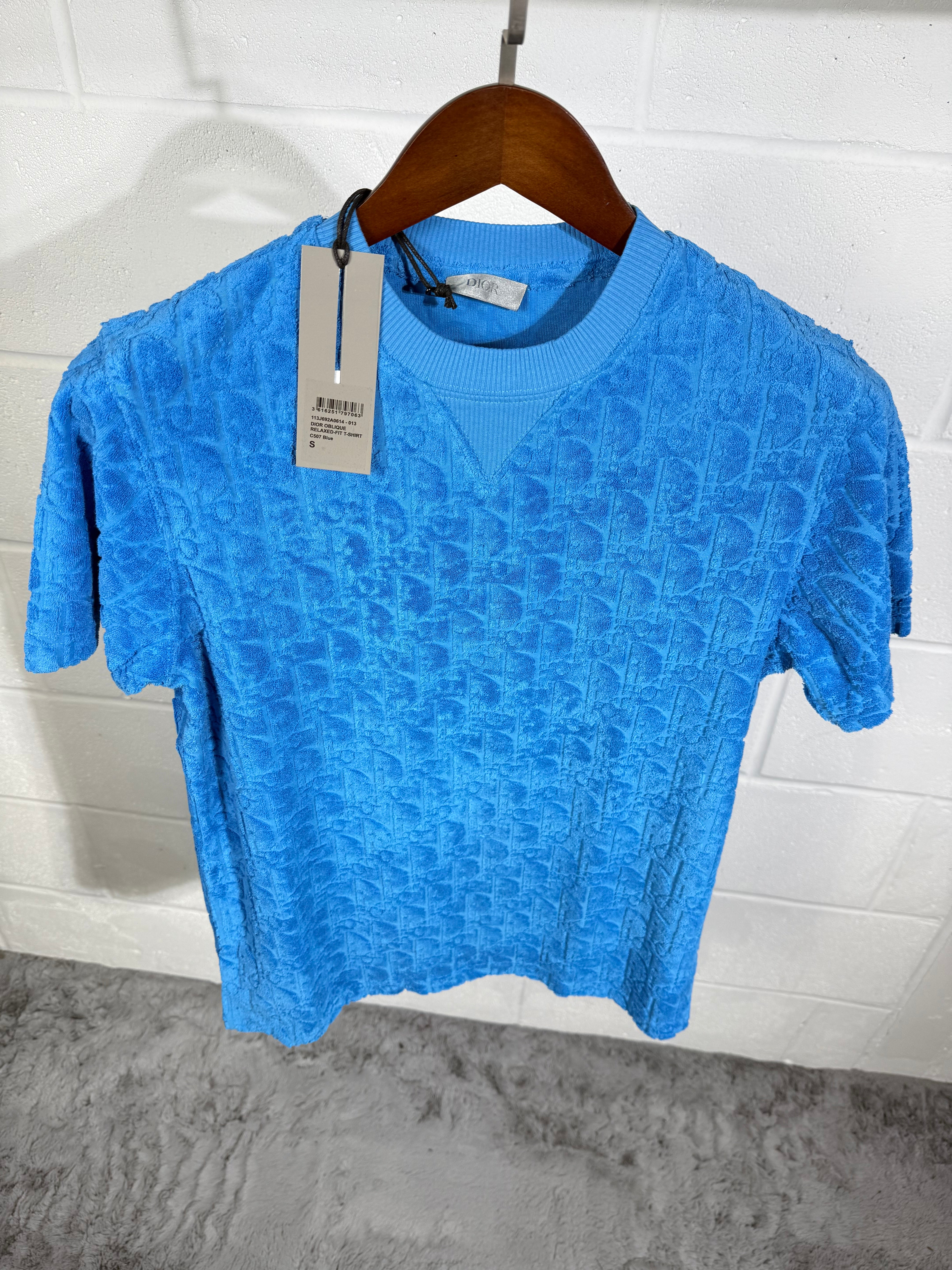 iOR towel tee blue