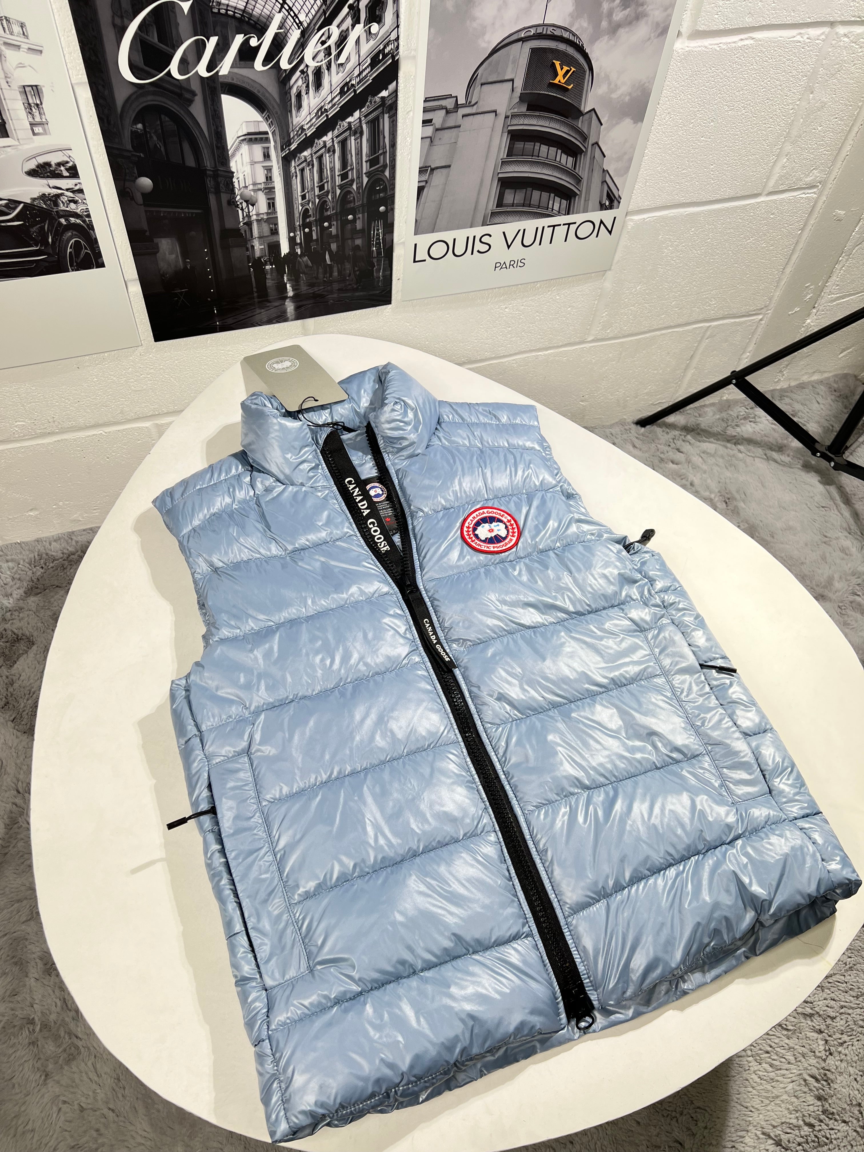 CG GILET BABY BLUE