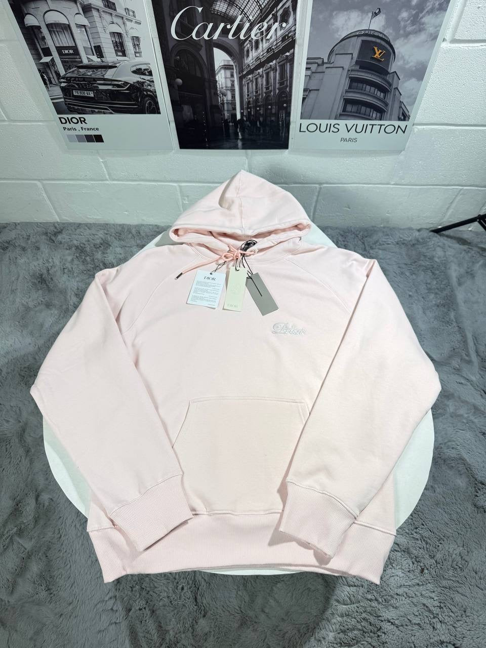 IOR CARD HOODIE PINK