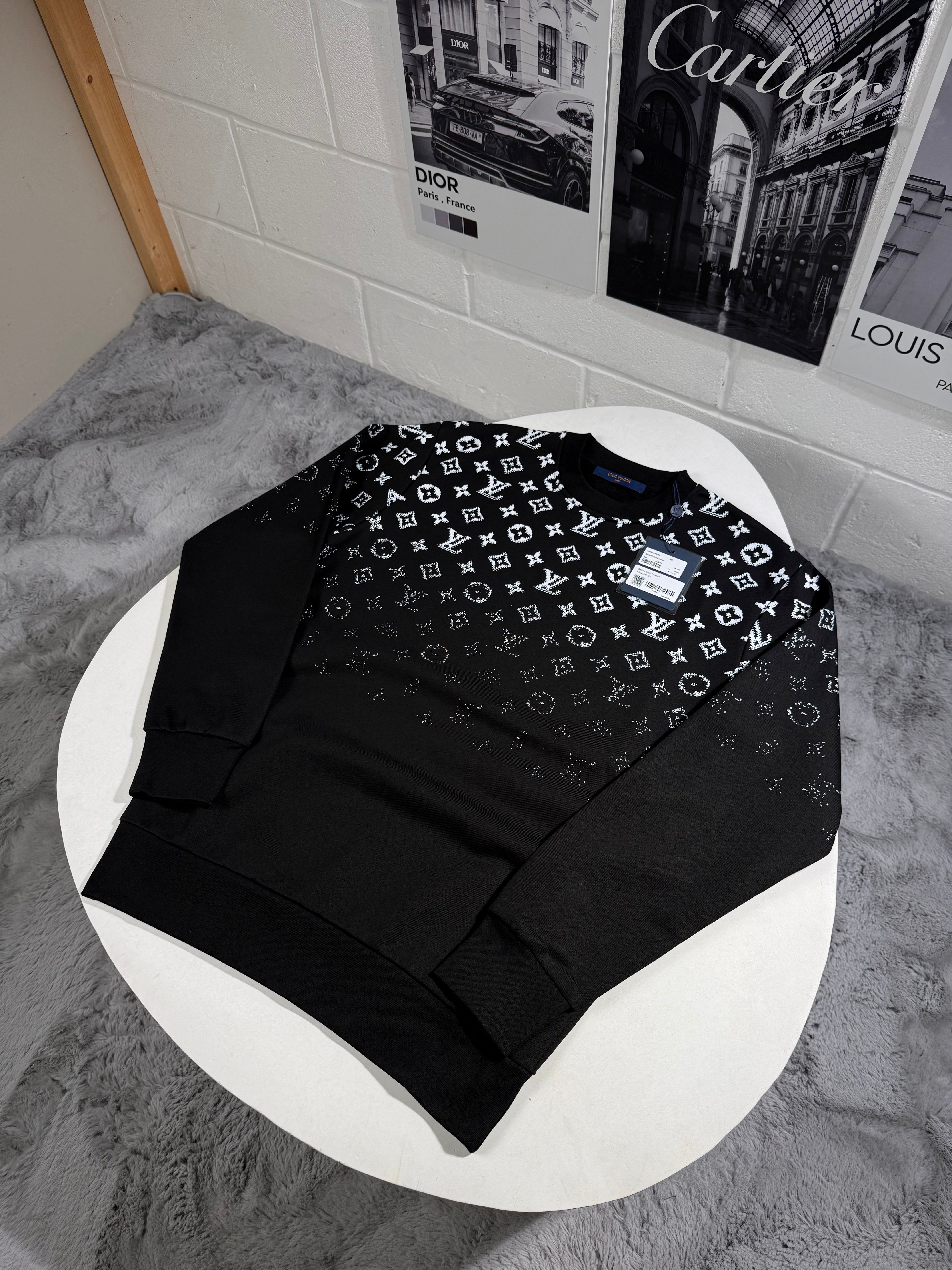 LVE GRADIENT COTTON SWEATSHIRT