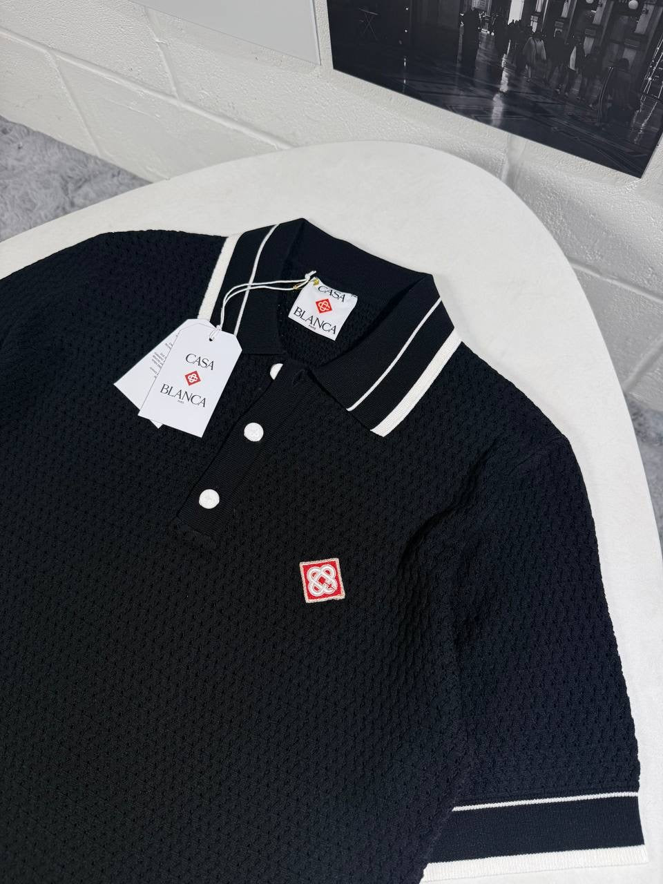 CASA KNITTED POLO