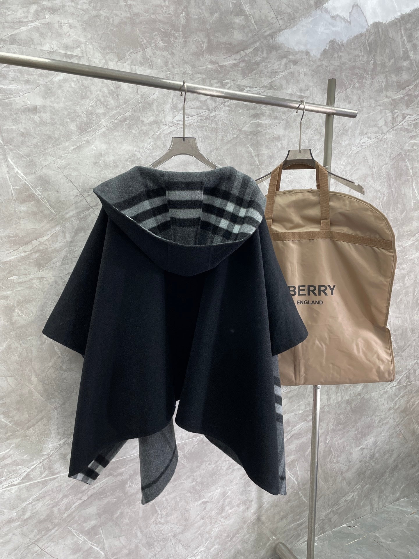 BURB HOODED CAPE (pre-order)