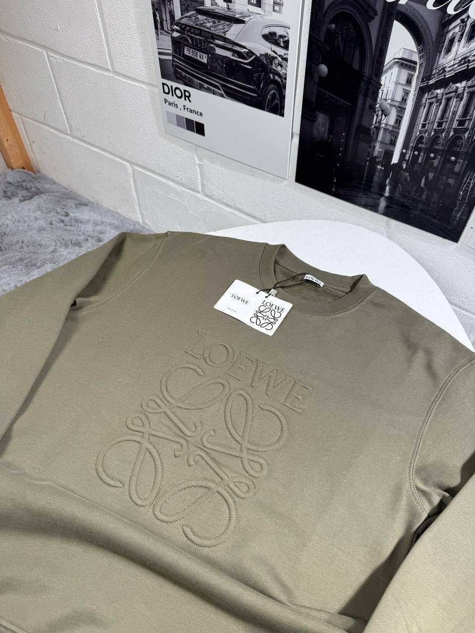 LOWE JUMPER GREEN