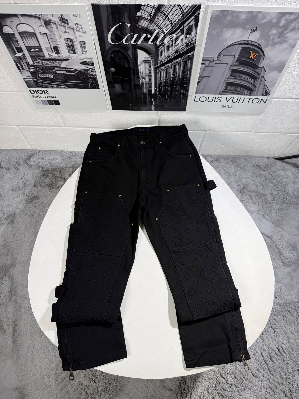 LVE DENIM MONOGRAM TRACKSUIT