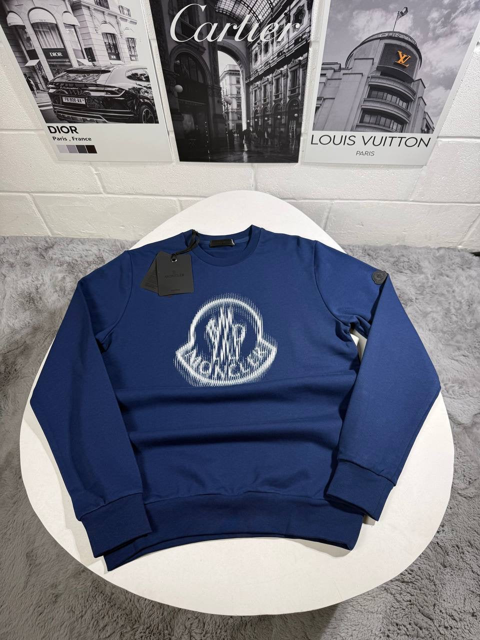 MNCLR CREWNECK SWEATSHIRT NAVY