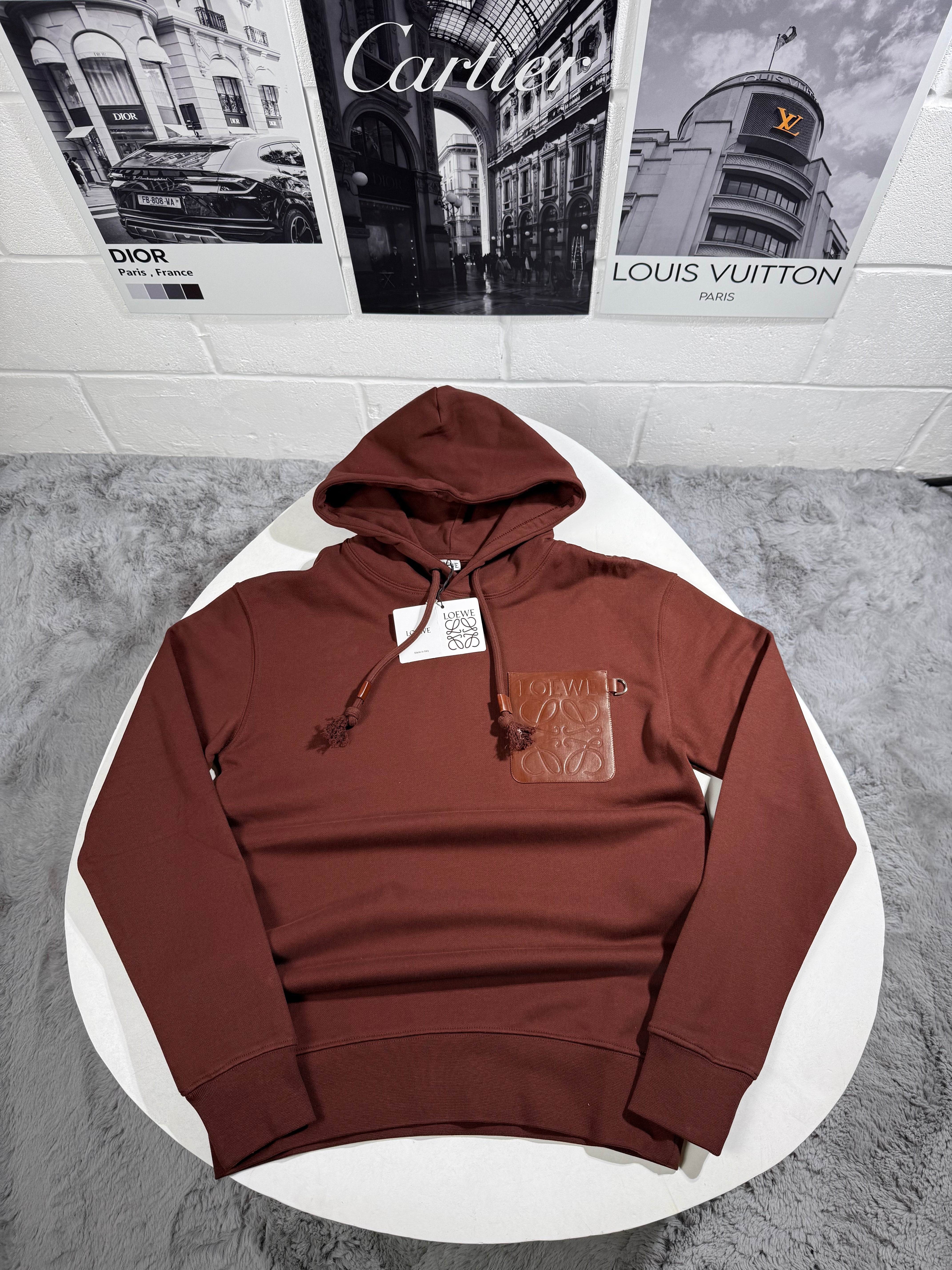 LOW PATCH POCKET HOODIE