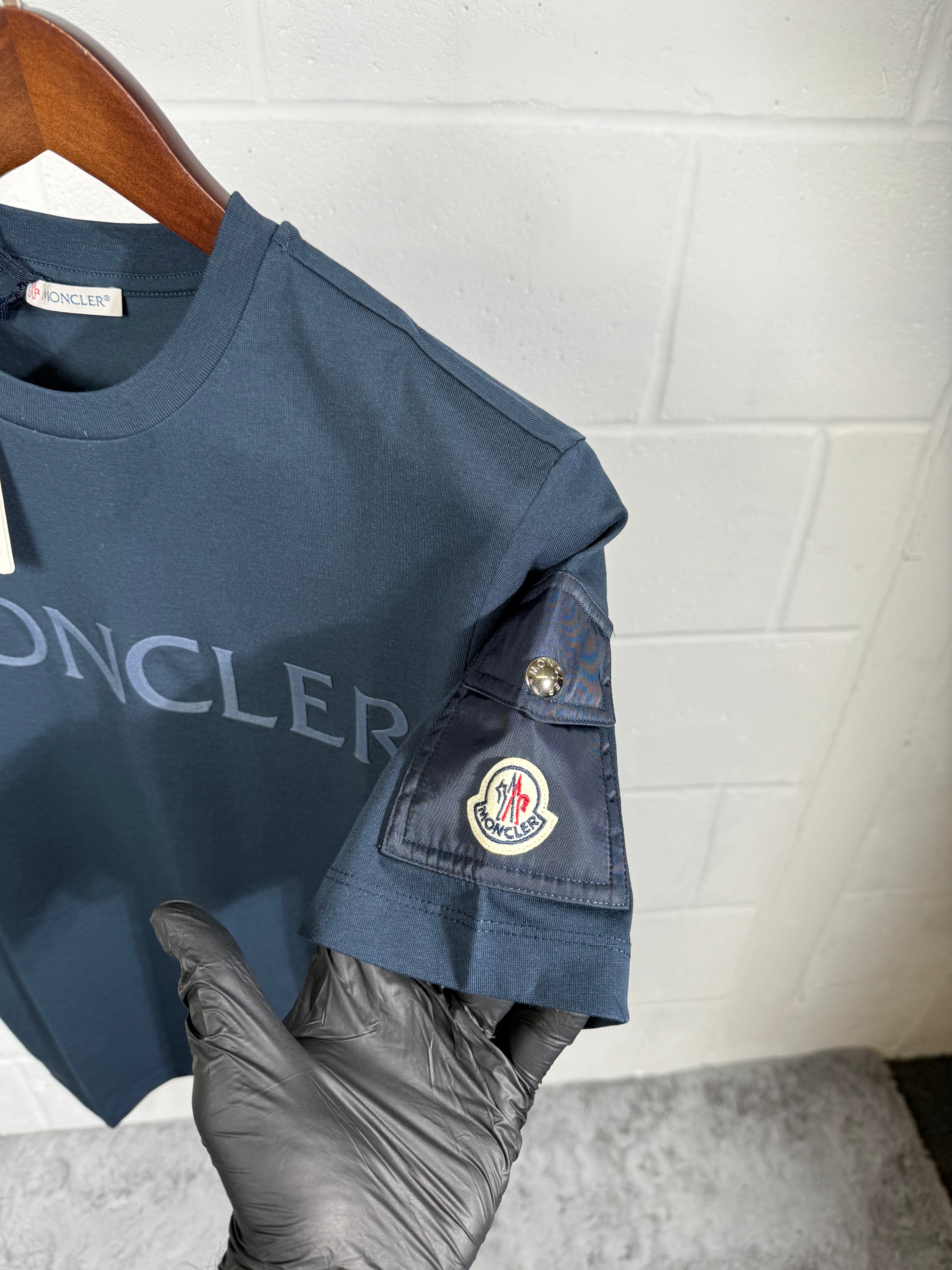 MNCLR POCKET LOGO TEE navy