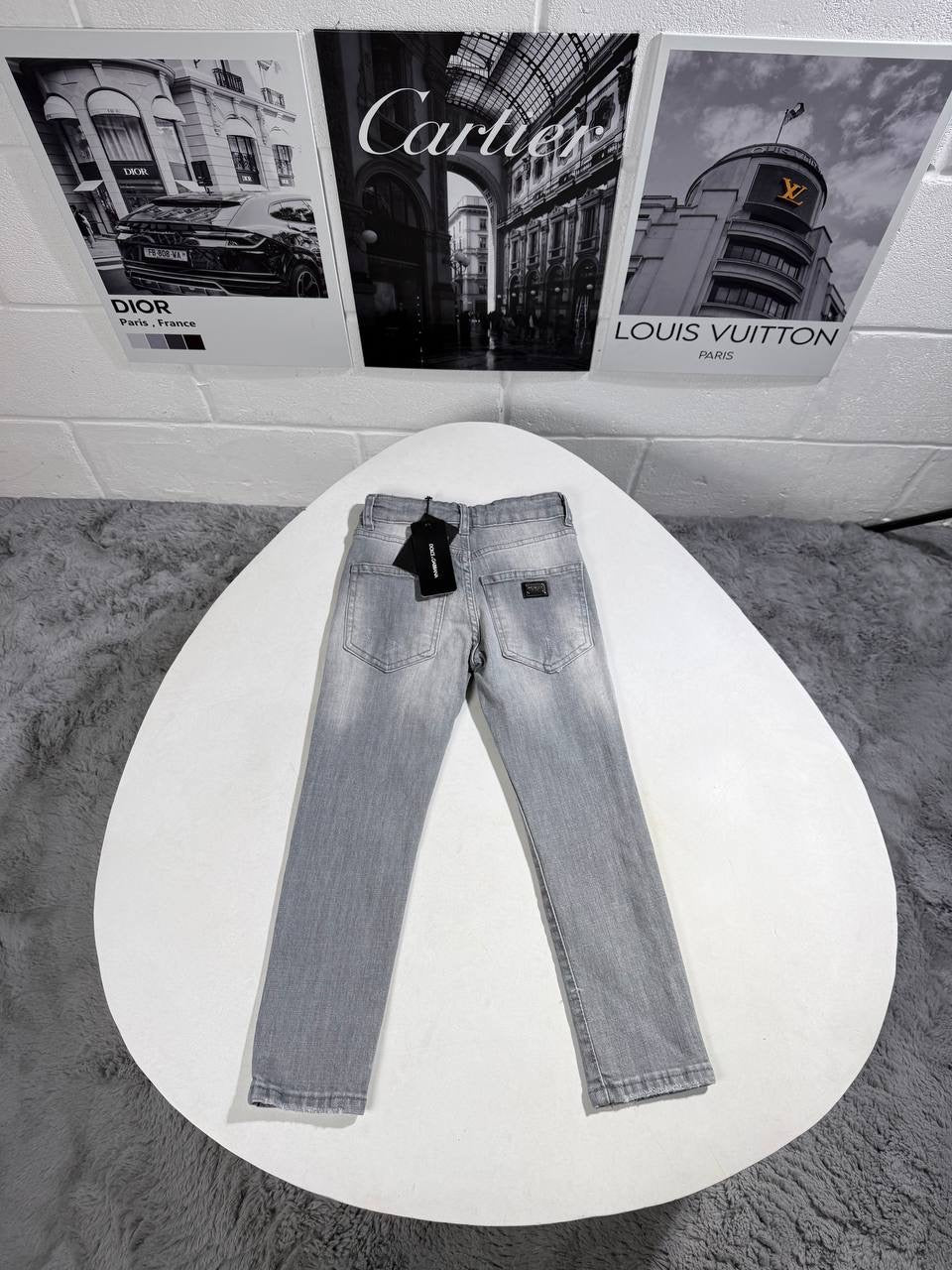 D&G KIDS JEANS LITE GREY