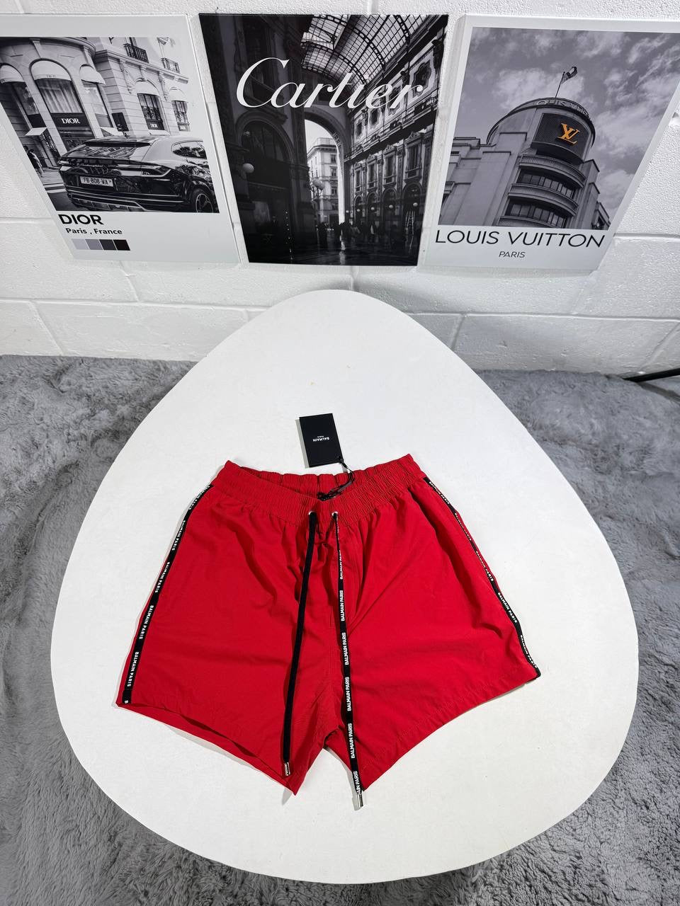 BALMN SHORTS RED