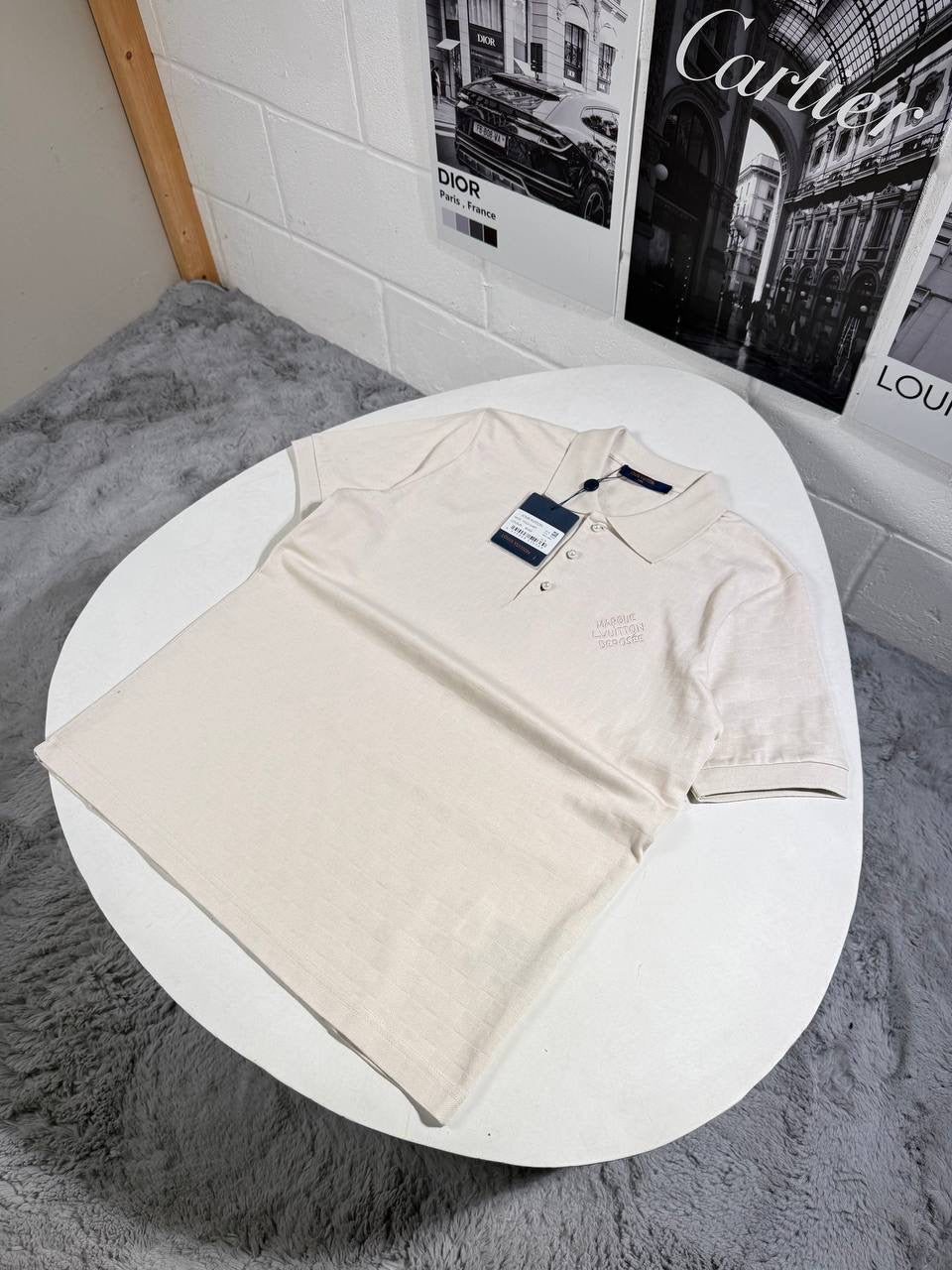 LVE DAMIER POLO BEIGE by Stock supplier