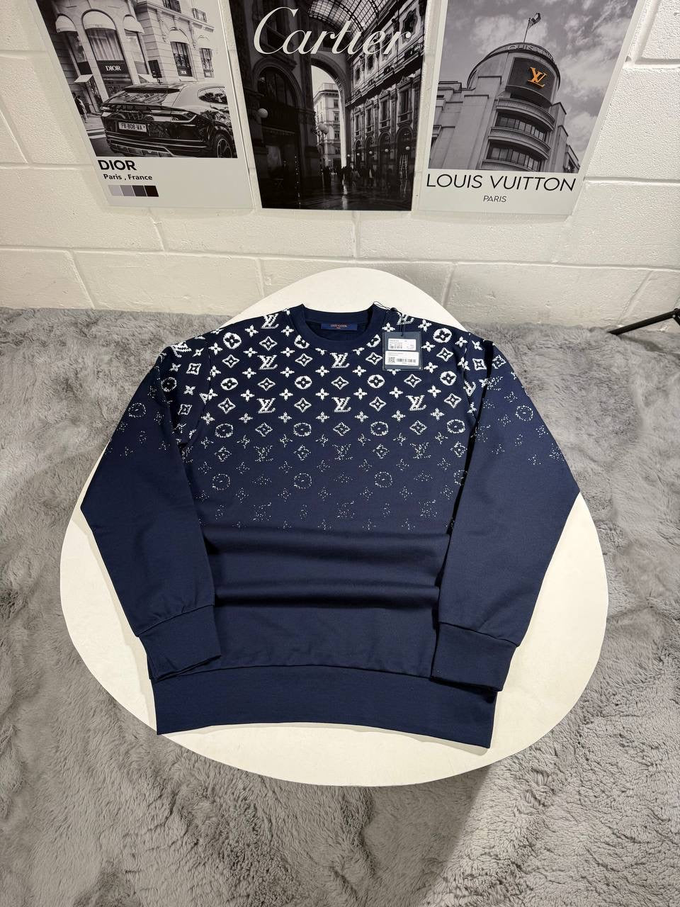 LVE GRADIENT COTTON SWEATSHIRT