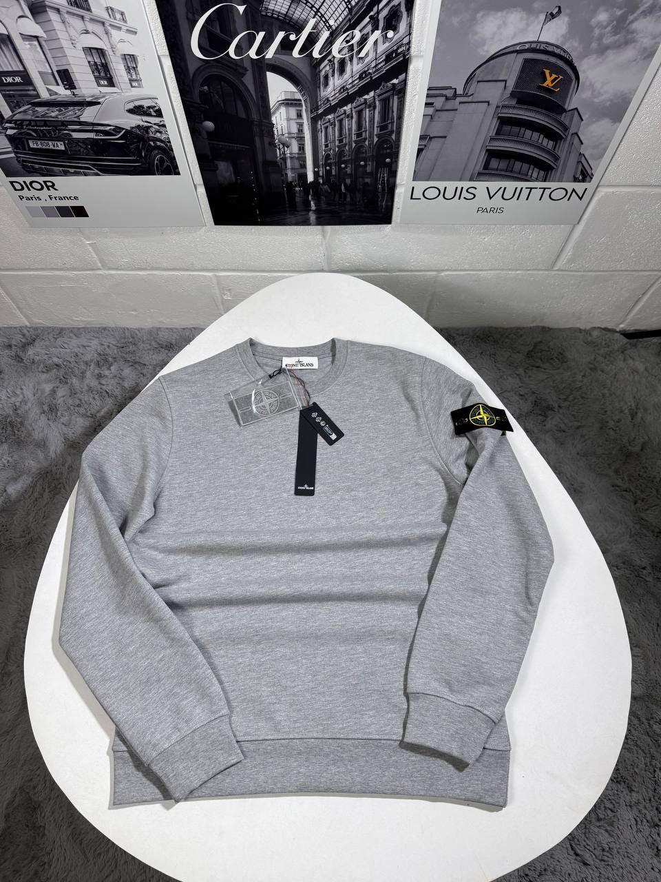 SI SWEATSHIRT LIGHT GREY