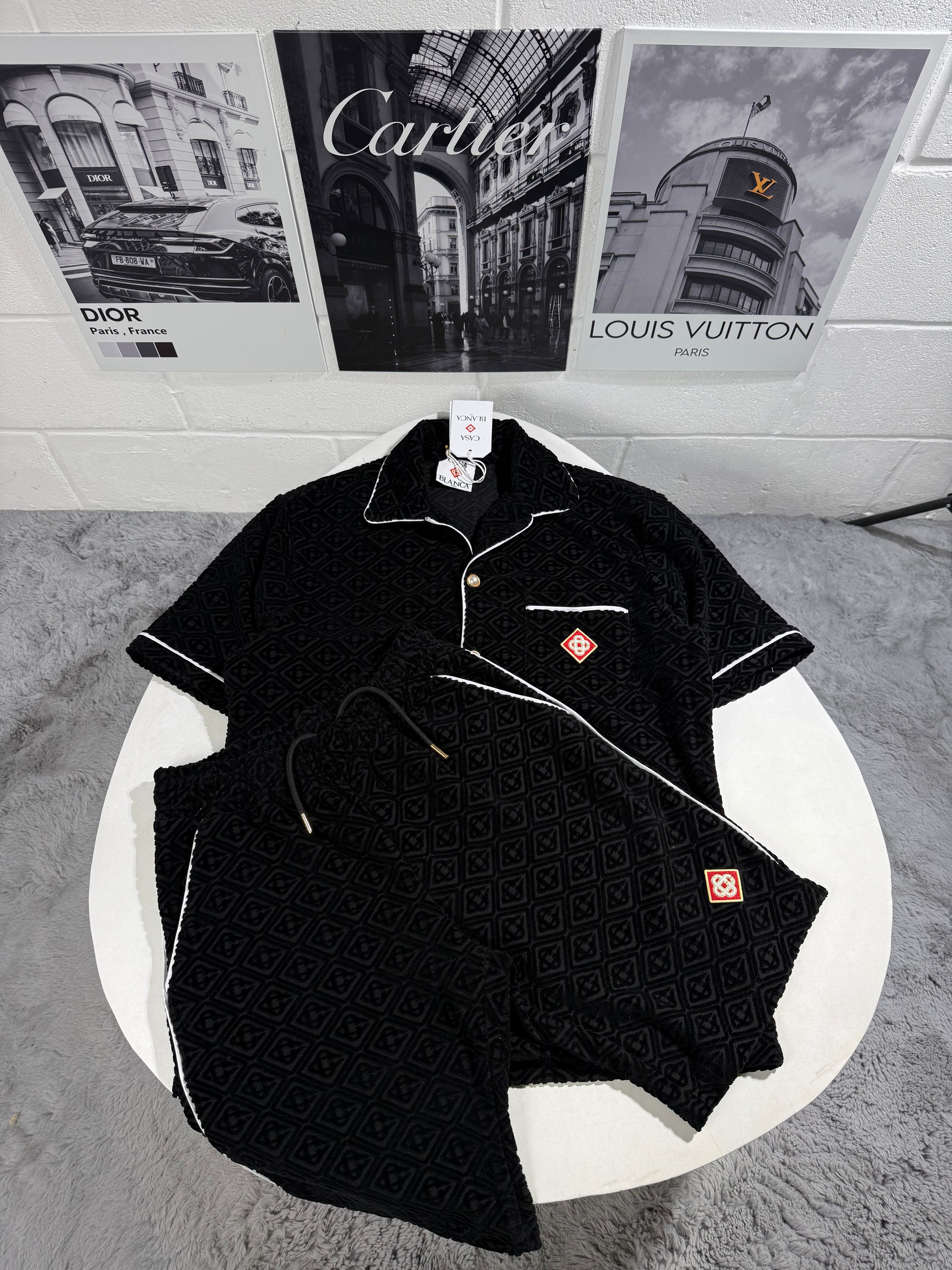 CASA MONOGRAM SHORTSET