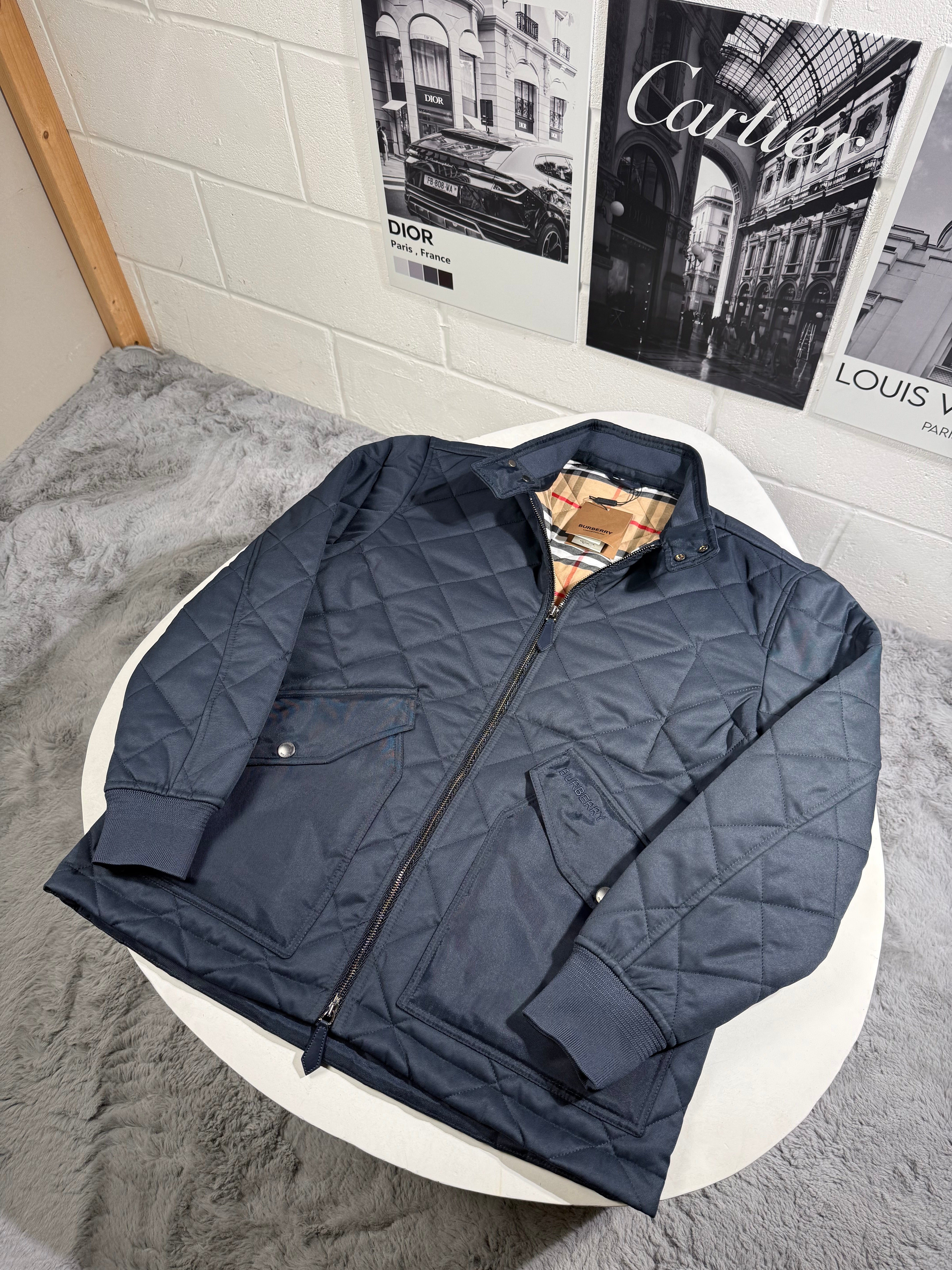 BURB DIAMOND QUILTED JACKET