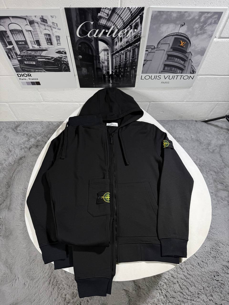 SI FULL ZIP TRACKSUIT BLACK