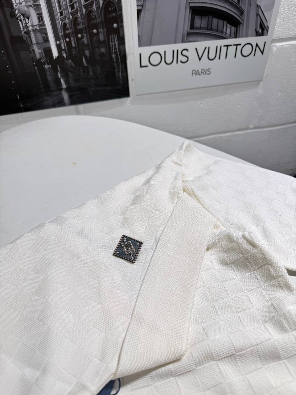 LVE ZIP UP POLO WHITE