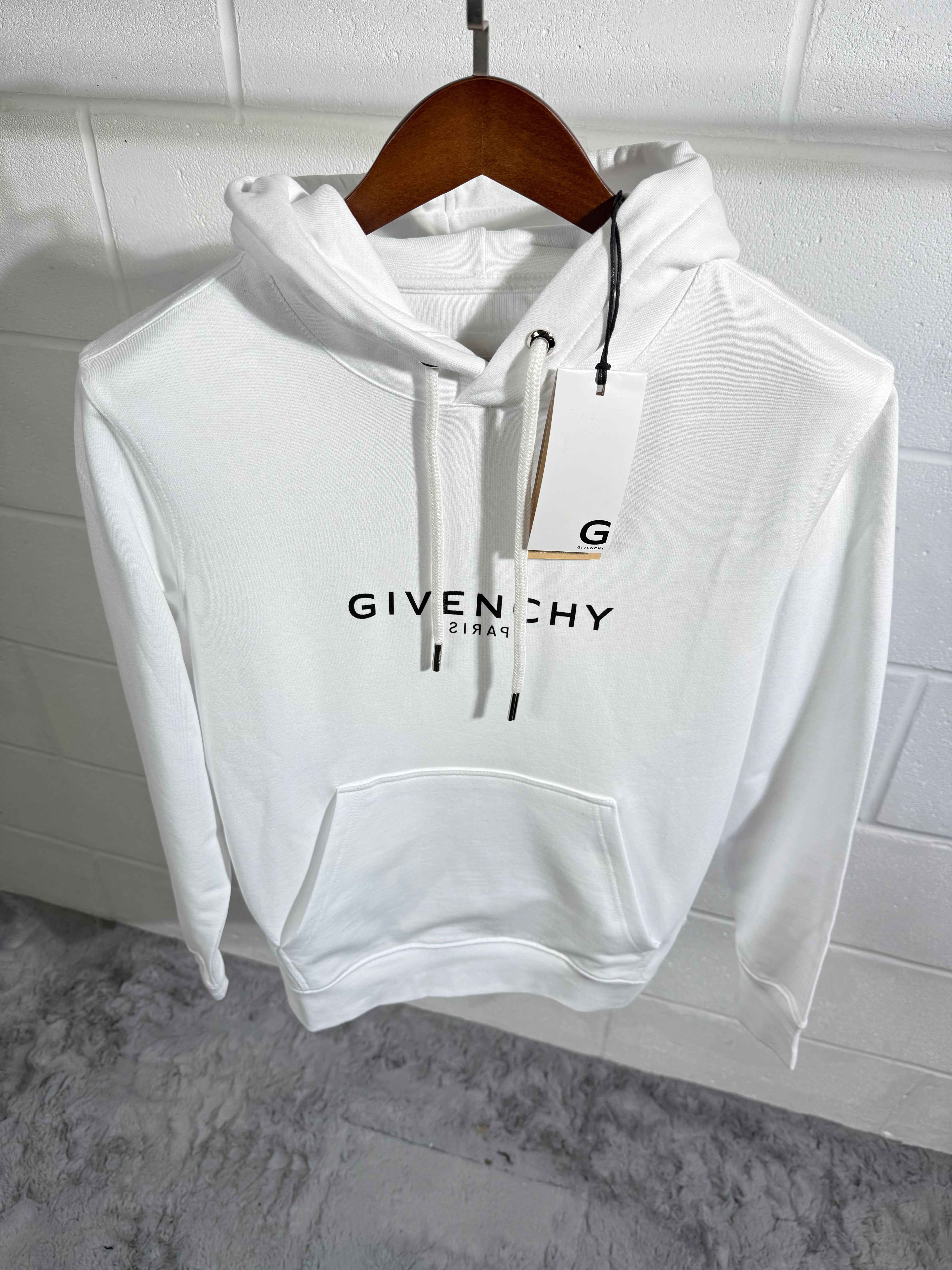 Sweat à capuche blanc Givenchy
